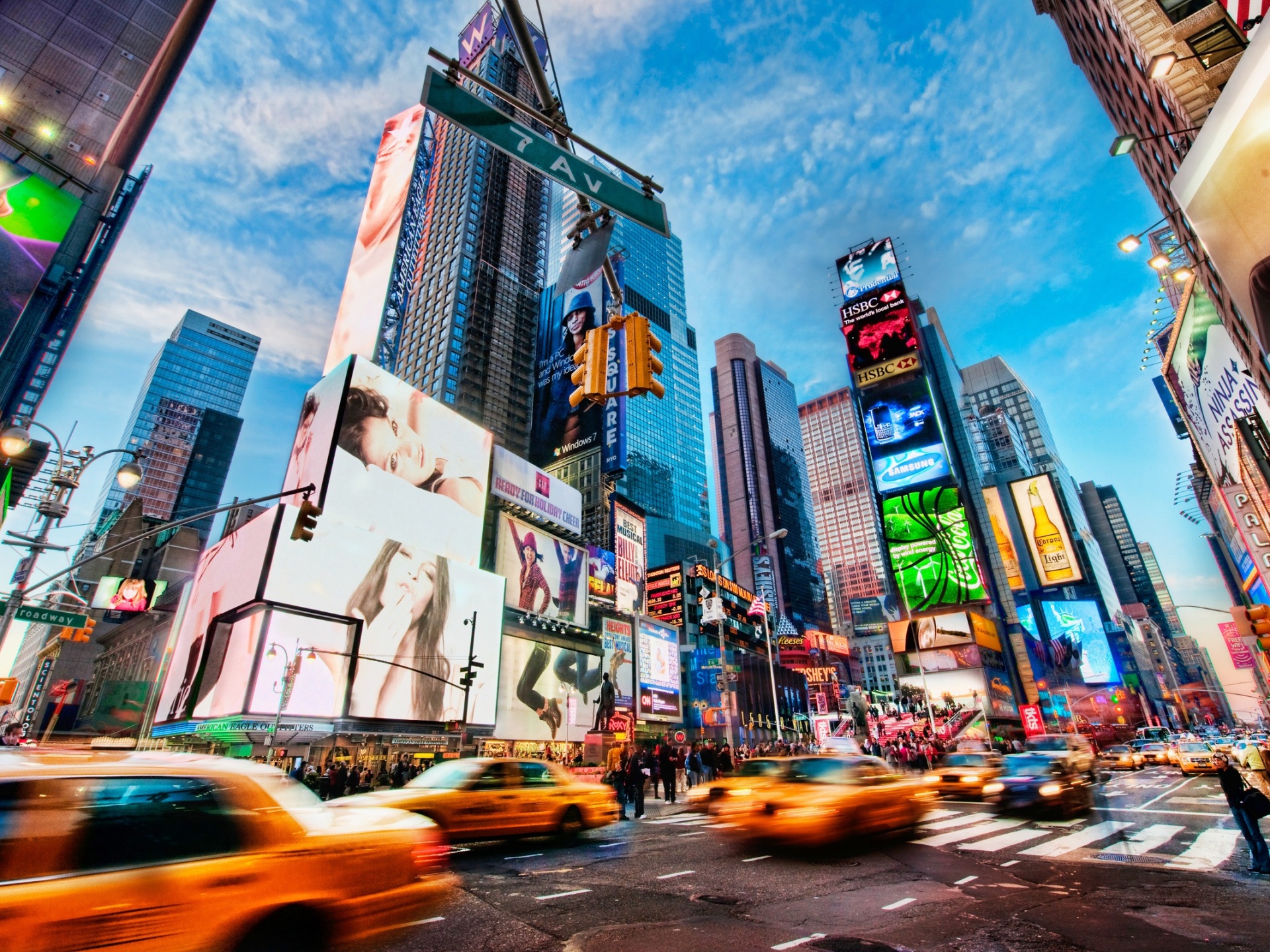 Wallpaper 4k Times Square New York Wallpaper