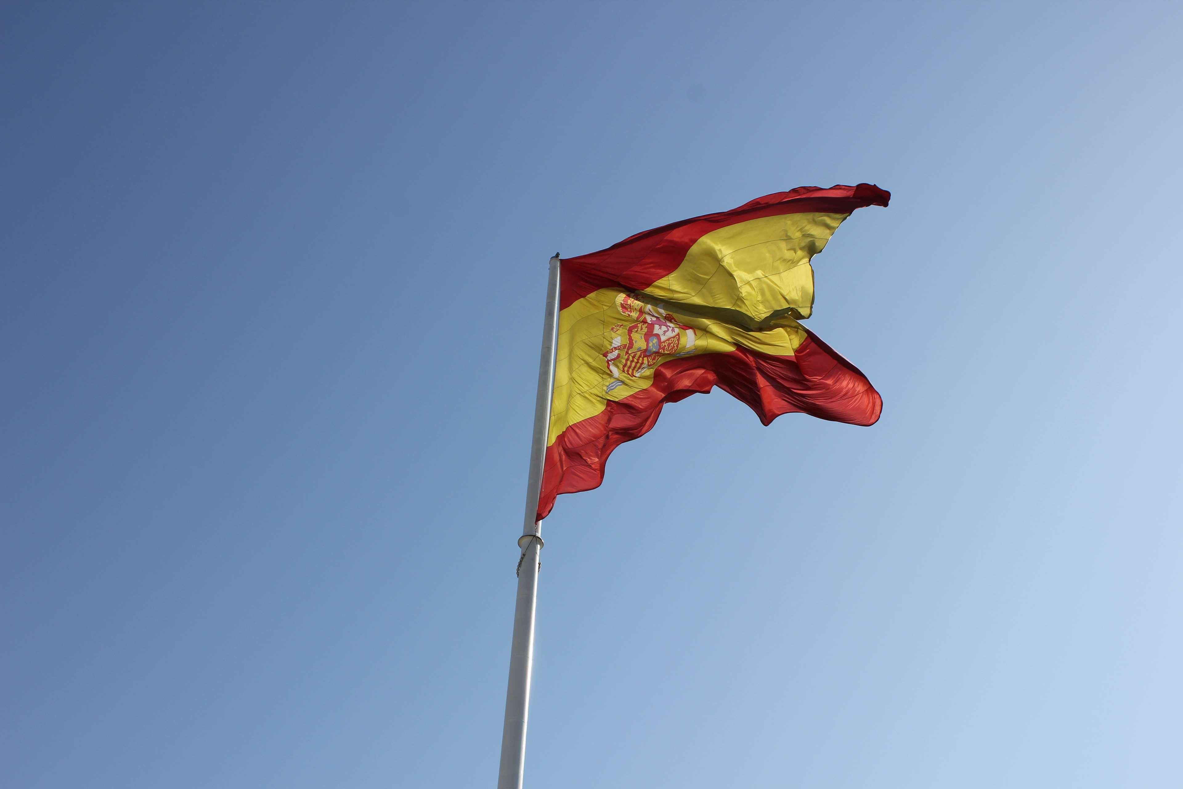 espana, spain, spanish flag 4k wallpaper