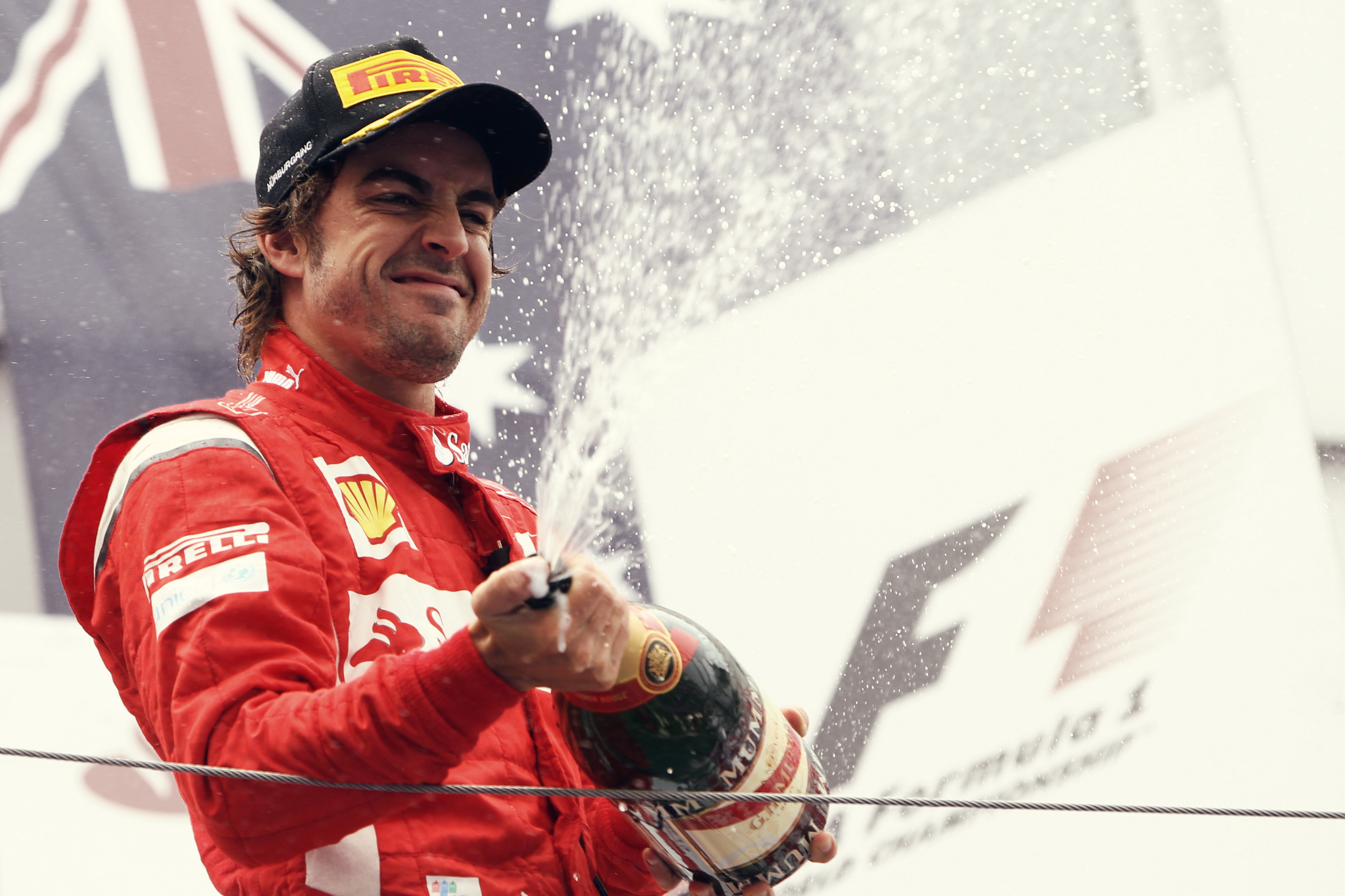 Wallpaper, sports, red, Formula 1, Fernando Alonso, Scuderia Ferrari, 4896x3264 px 4896x3264