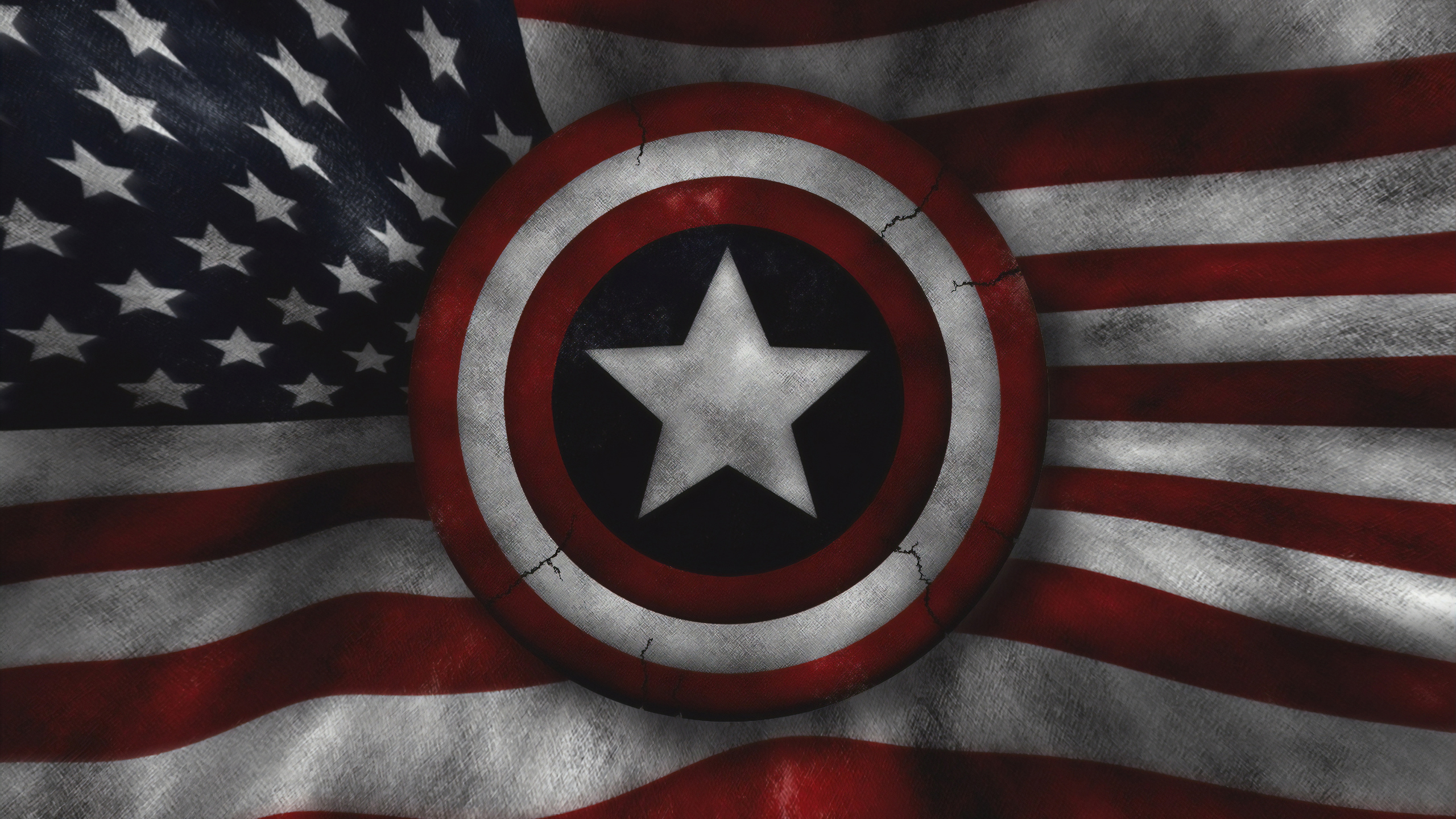 Captain America Us Flag 4k 1440P Resolution HD 4k Wallpaper, Image, Background, Photo and Picture