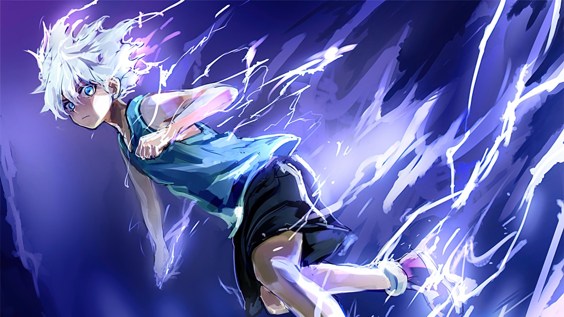Killua Zoldyck in 4K Ultra HD x Hunter Wallpaper by 烏鴨