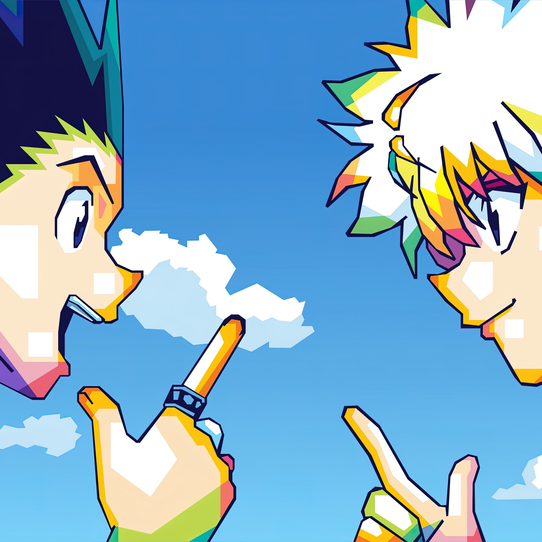Hunter x Hunter Wallpaper 4K, Gon Freecss, Killua Zoldyck