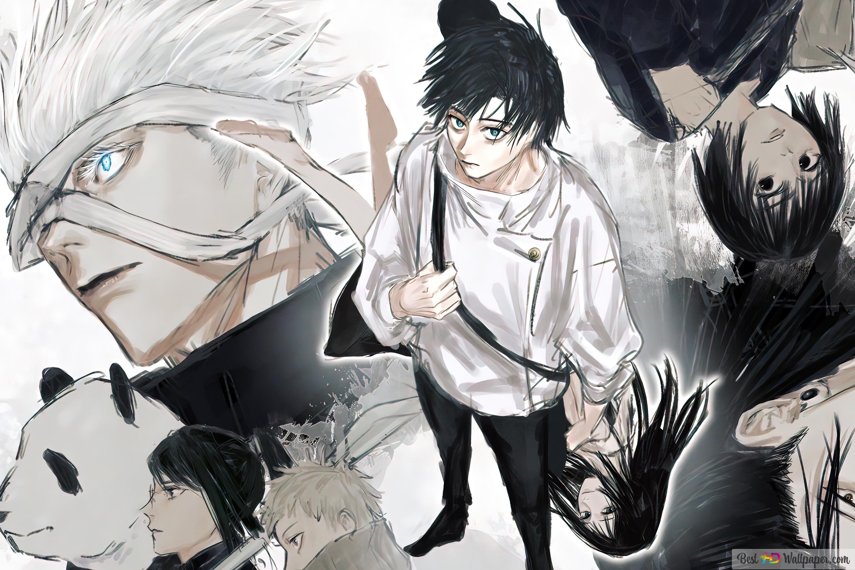 Jujutsu Kaisen 0 Okkotsu & Satoru Gojou 4K wallpaper download