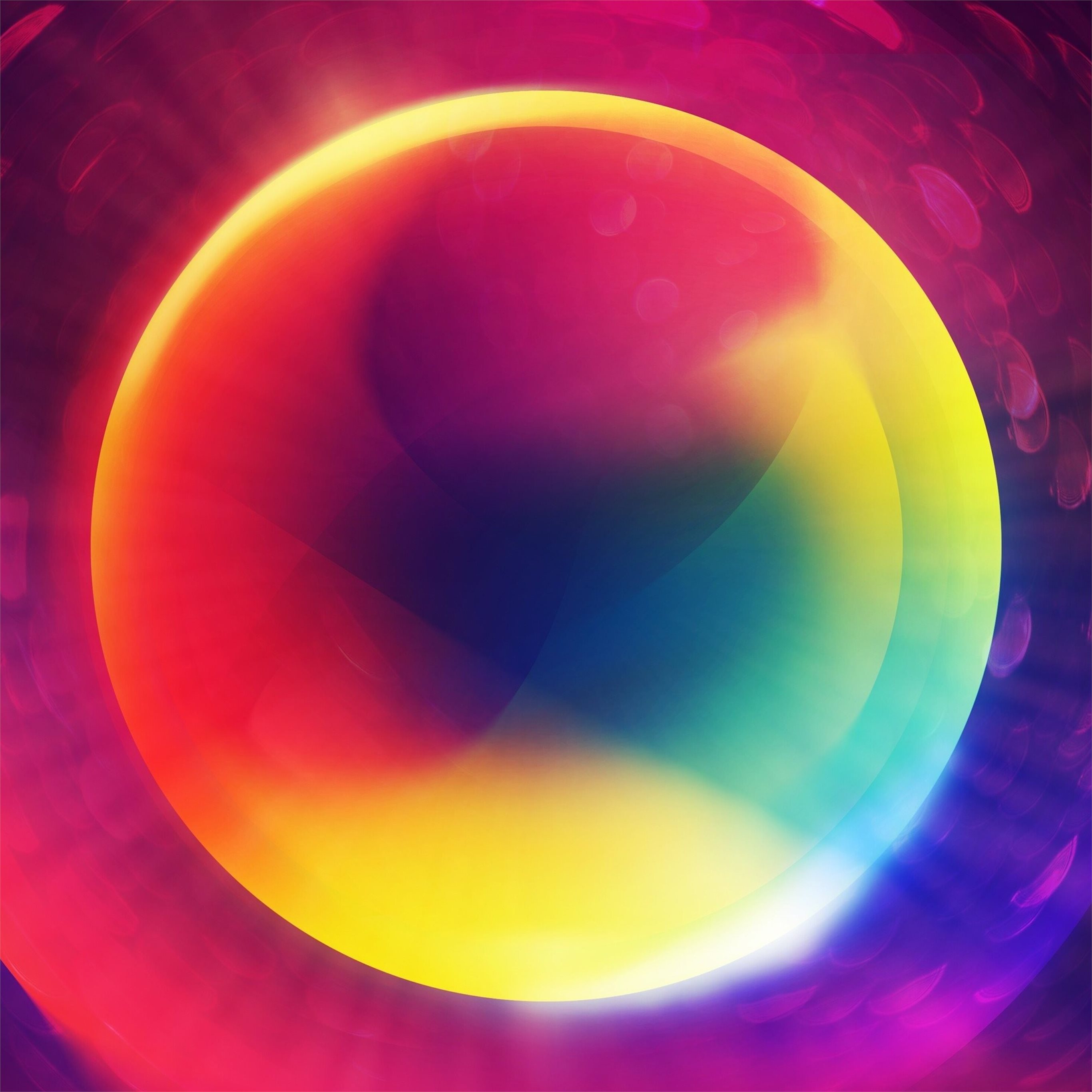 abstract circle loop 4k iPad Air Wallpaper Free Download