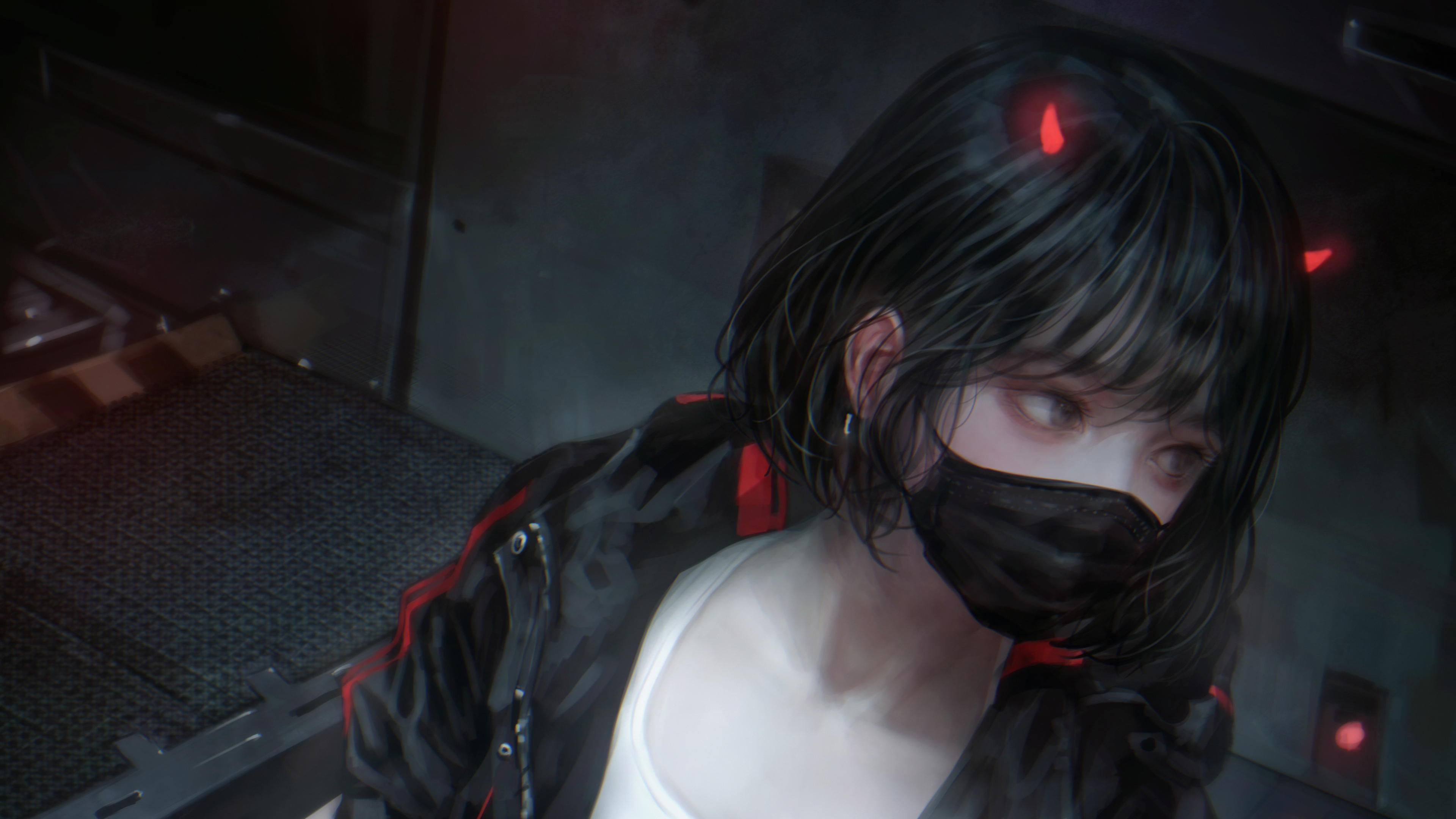 Dark Anime Girl Wallpaper HD