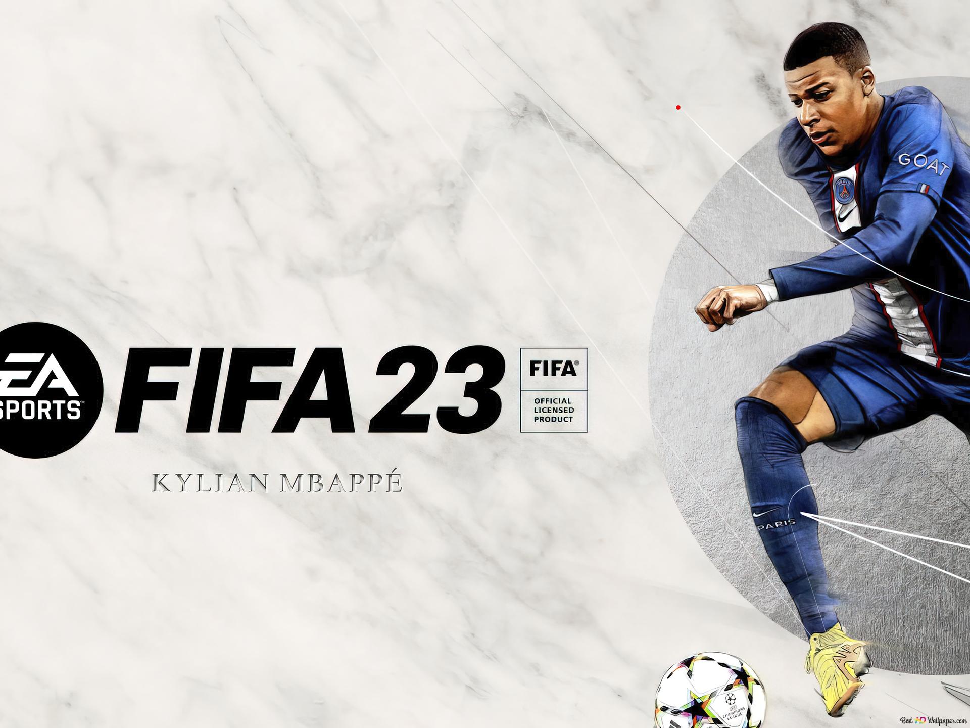 FIFA 23. Kylian Mbappe 4K wallpaper download