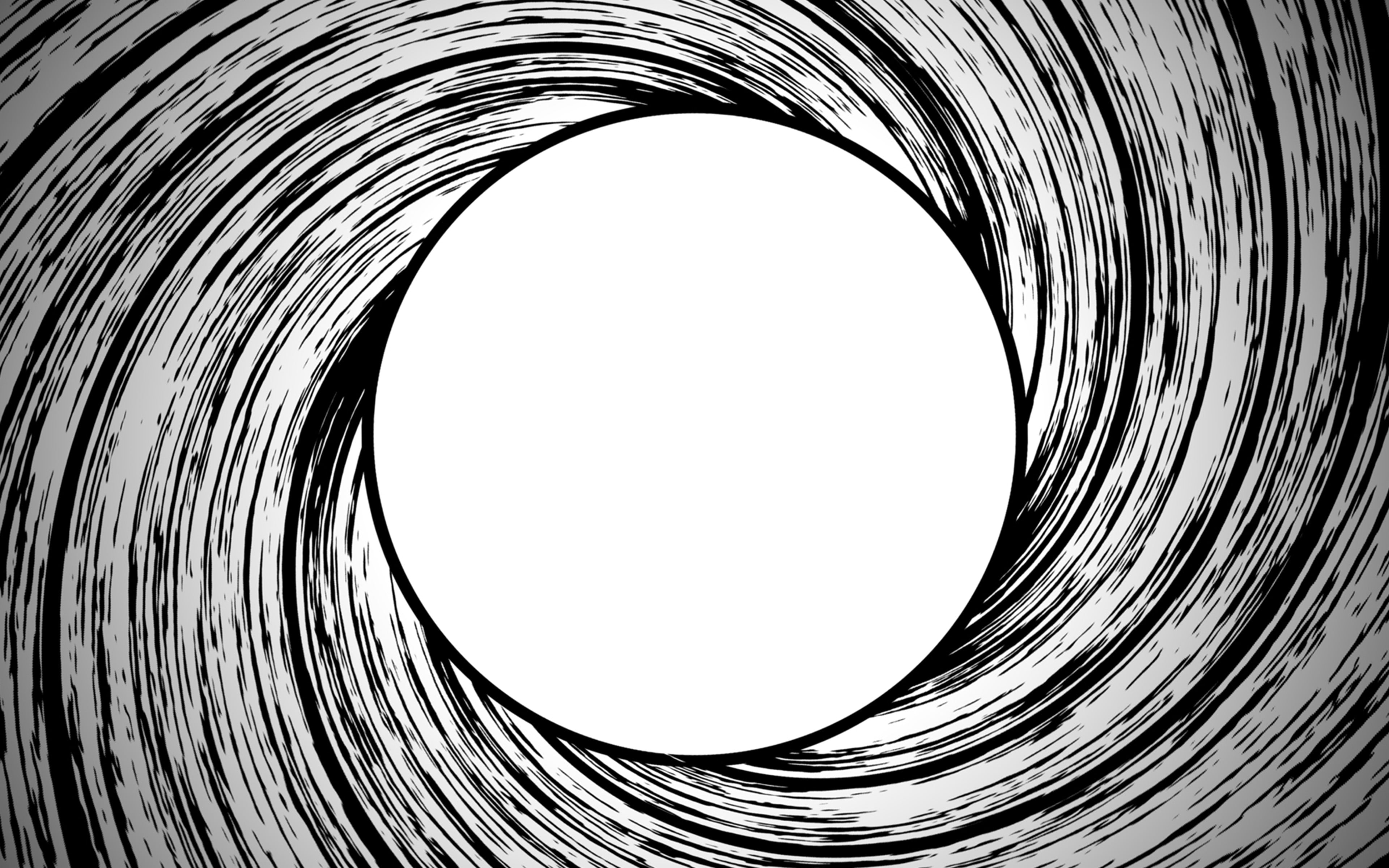 Wallpaper / pattern, bw, james, 4K, circle, bond free download