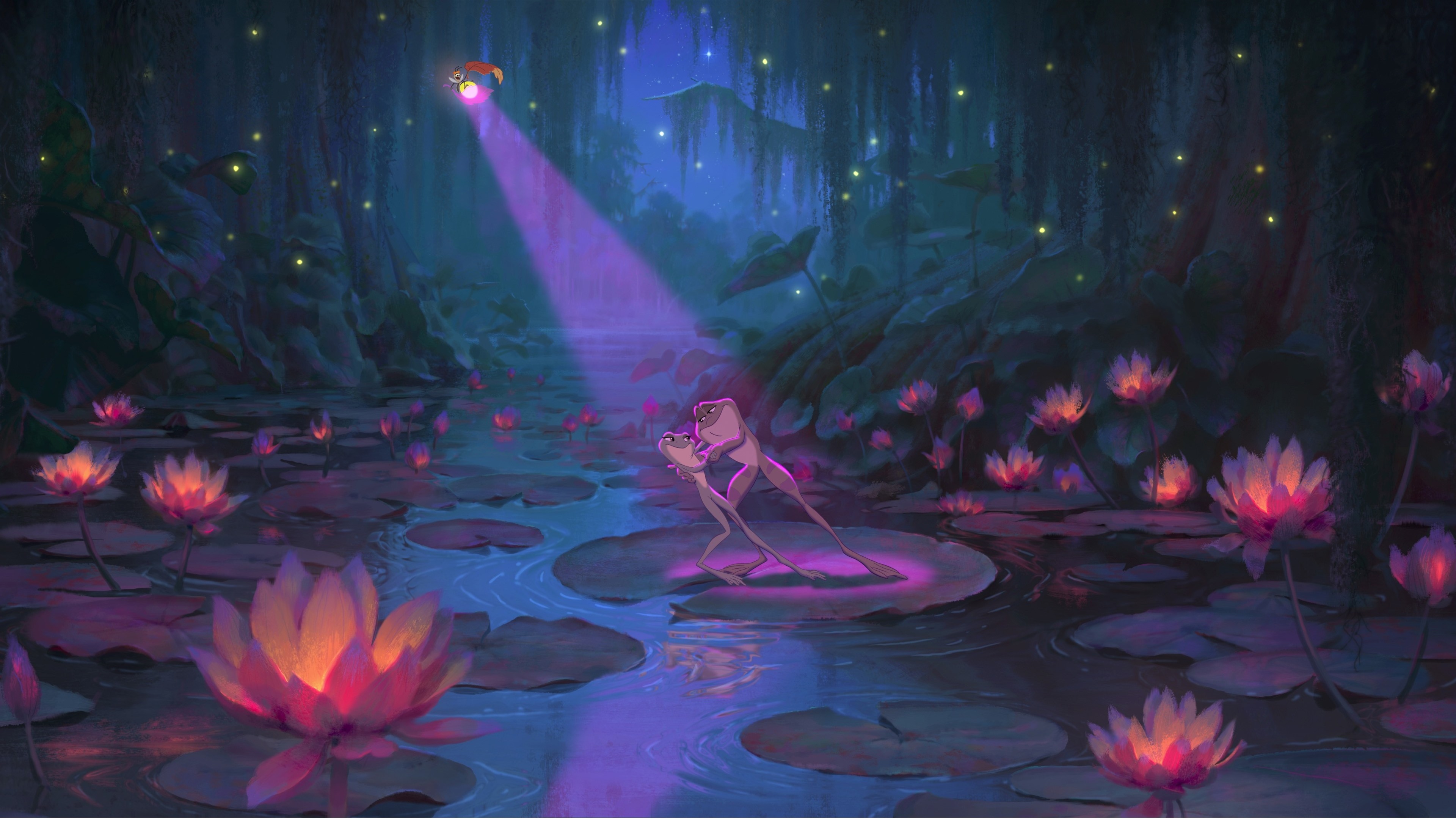 Wallpaper The Princess and the Frog, cartoon movie 3840x2160 UHD 4K Picture, Image