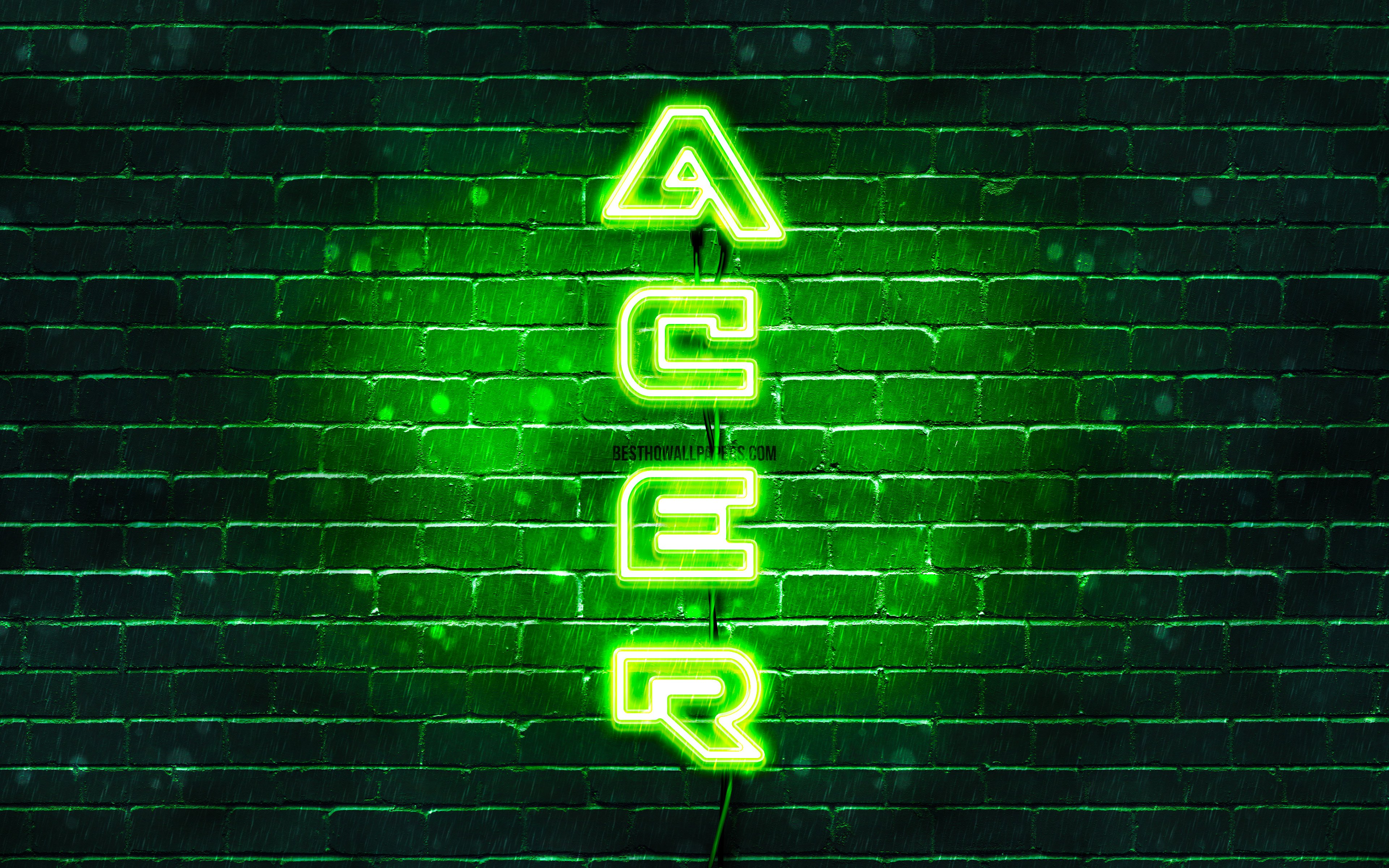 acer wallpaper green