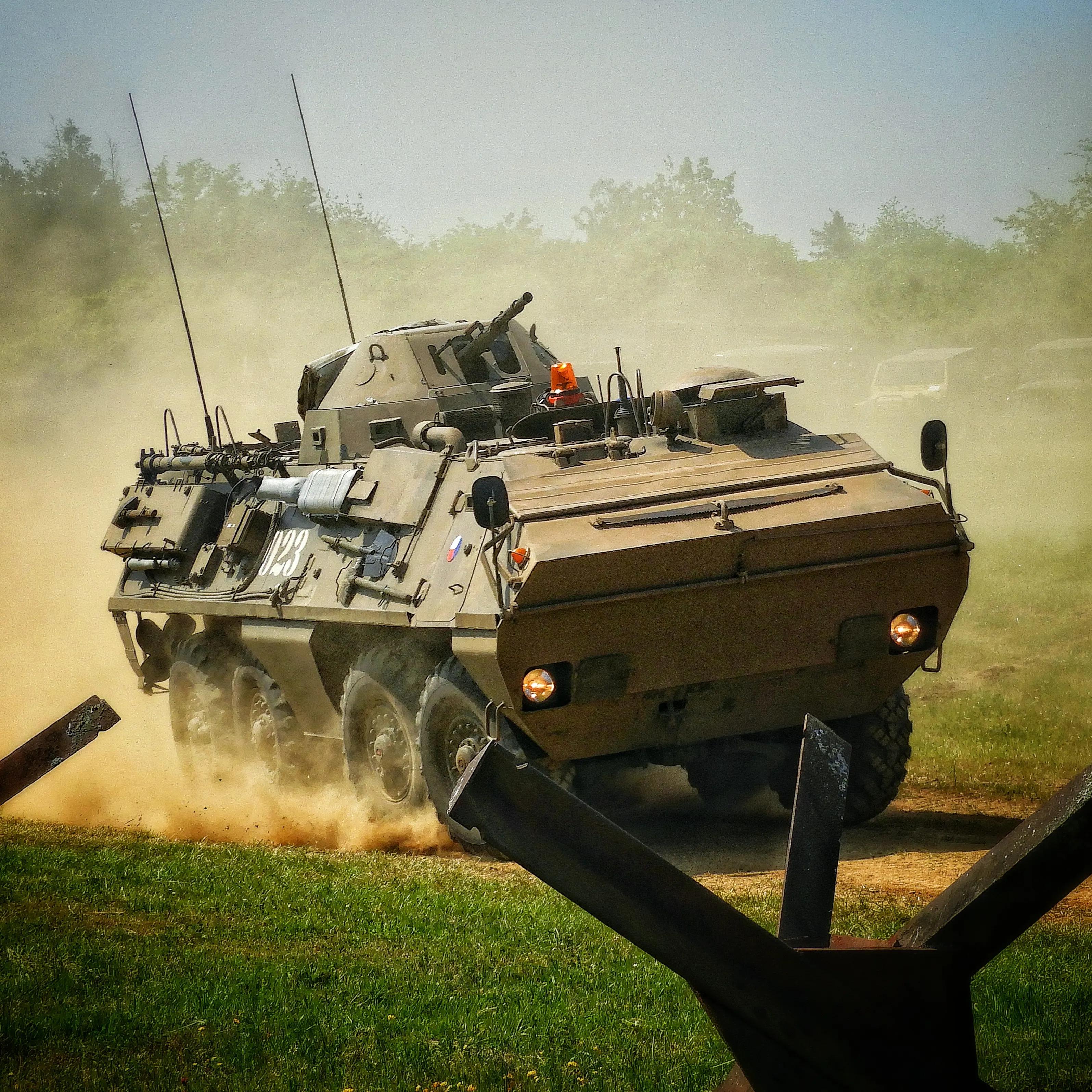 OT 64 SKOT, Czechoslovak Army APC In Action In The Lešany Tank Museum, Czech Republic. OC. [3191x3197]