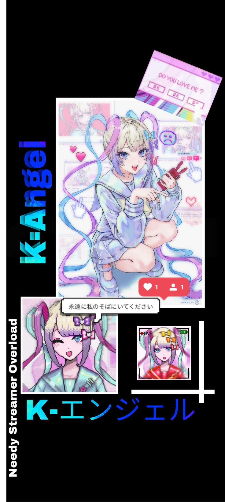 kangel. Streamers, iPhone wallpaper, Anime