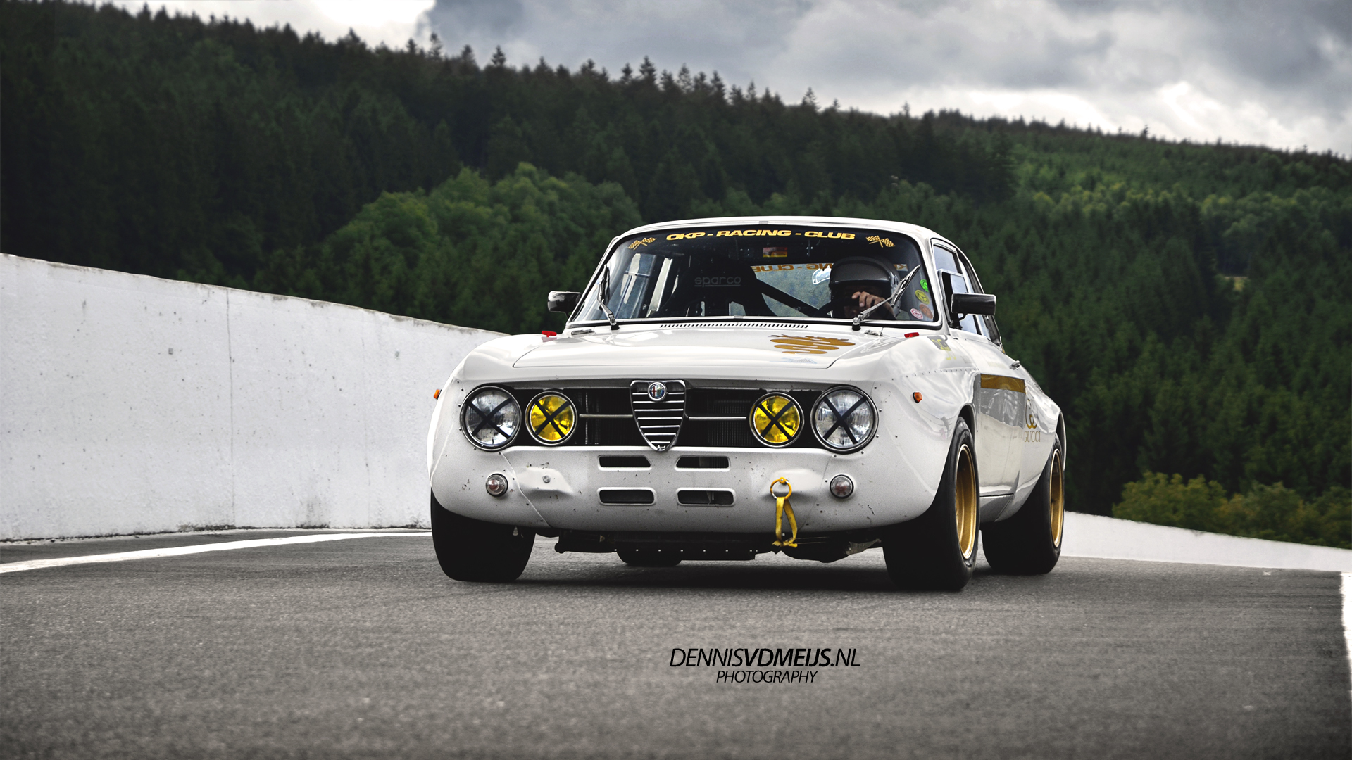 Wallpaper, summer, white, classic, Photohop, photography, gold, Nikon, Belgium, belgie, automotive, alfa, romeo, dennis, GTA, sprint, legend, alfaromeo, circuit, spa, wit, coupe, Giulia, i4, pitlane, goud, francorchamps, lightweight, gtam, 2013, meijs