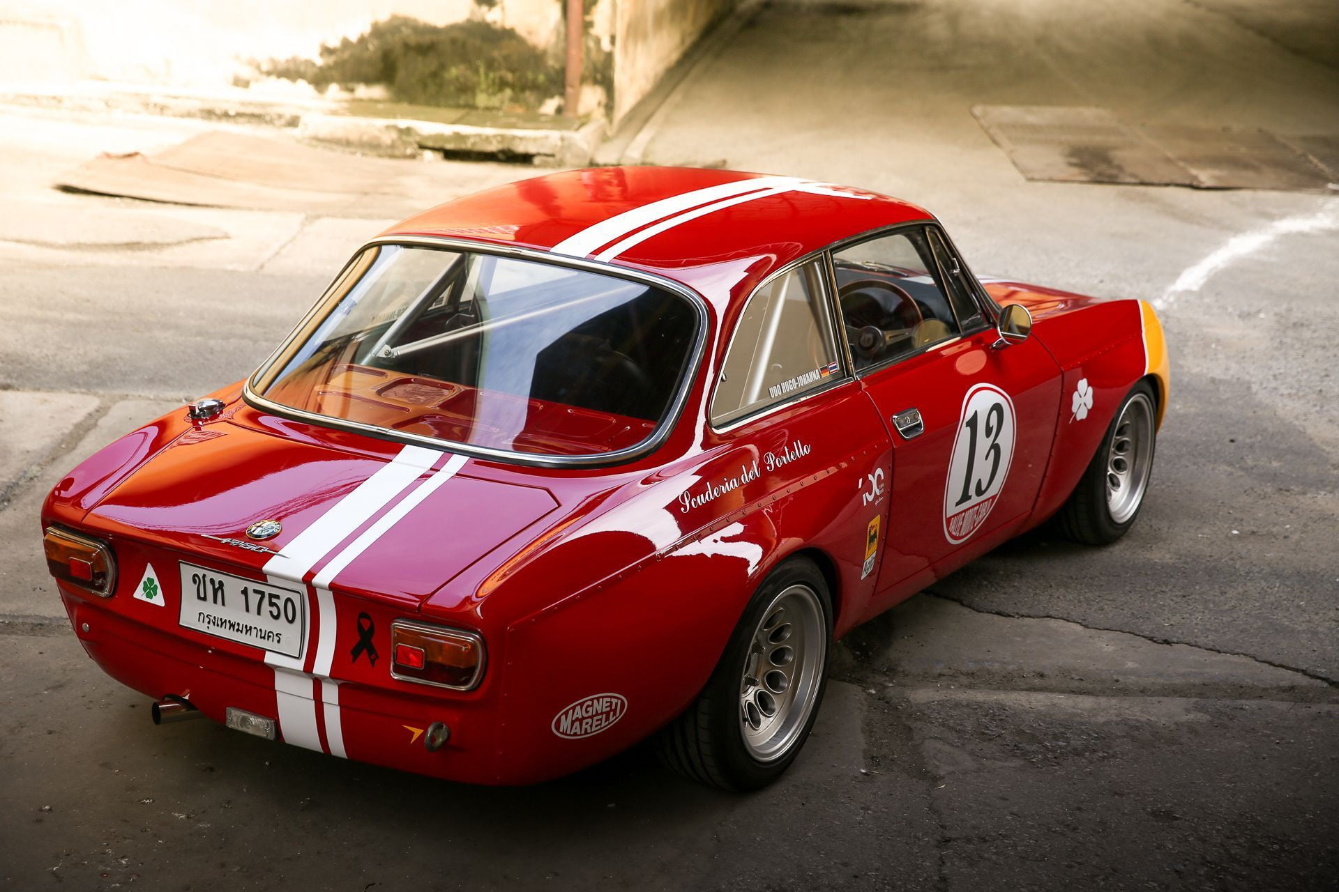 Wallpaper / Alfa Romeo GTA, Sportcar, 1080P, Red, Coupe, Corsa free download