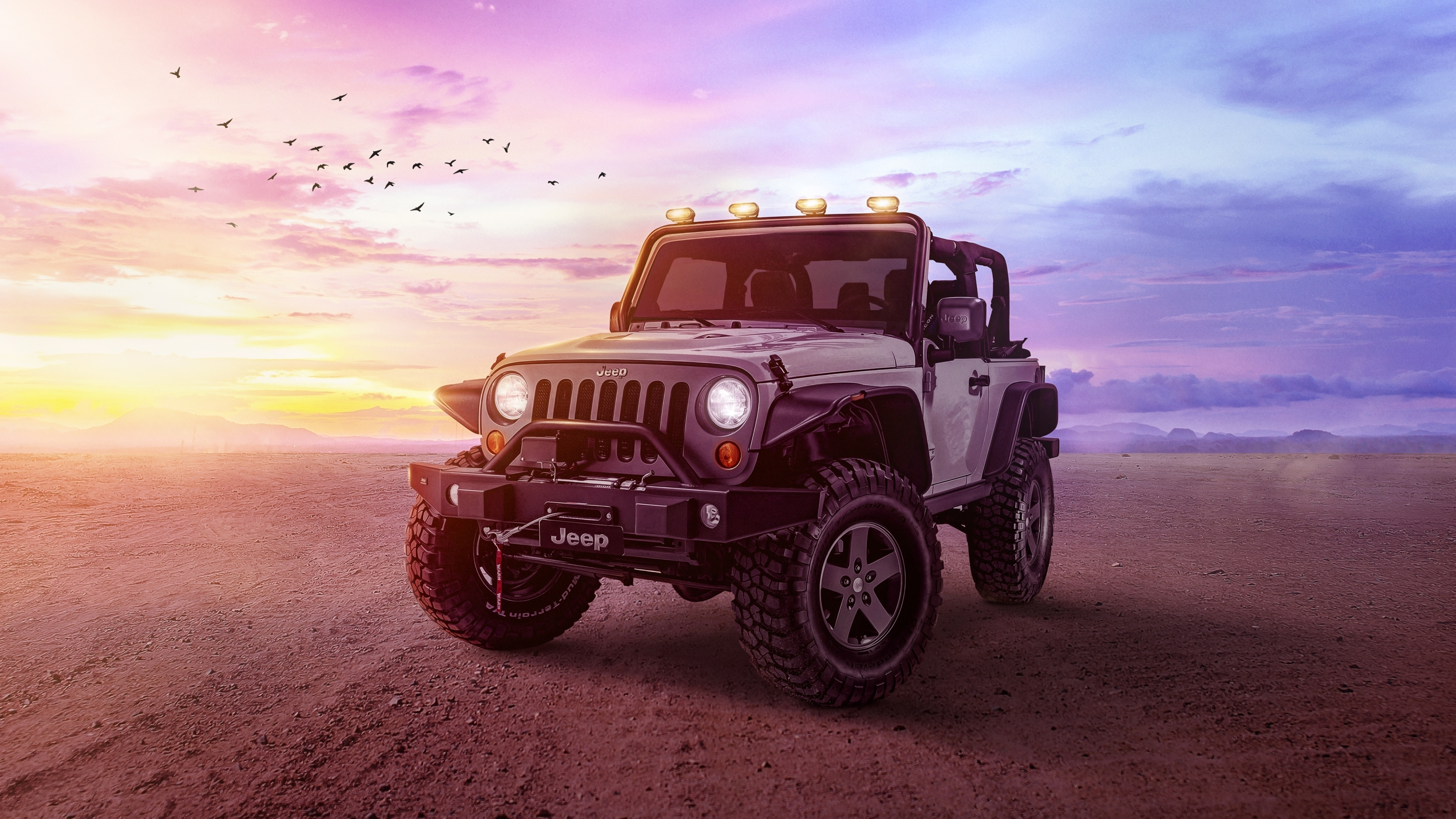 Download wallpaper 3840x2160 jeep wrangler, suv car 4k wallpaper, uhd wallpaper, 16:9 widescreen 3840x2160 HD background, 24071