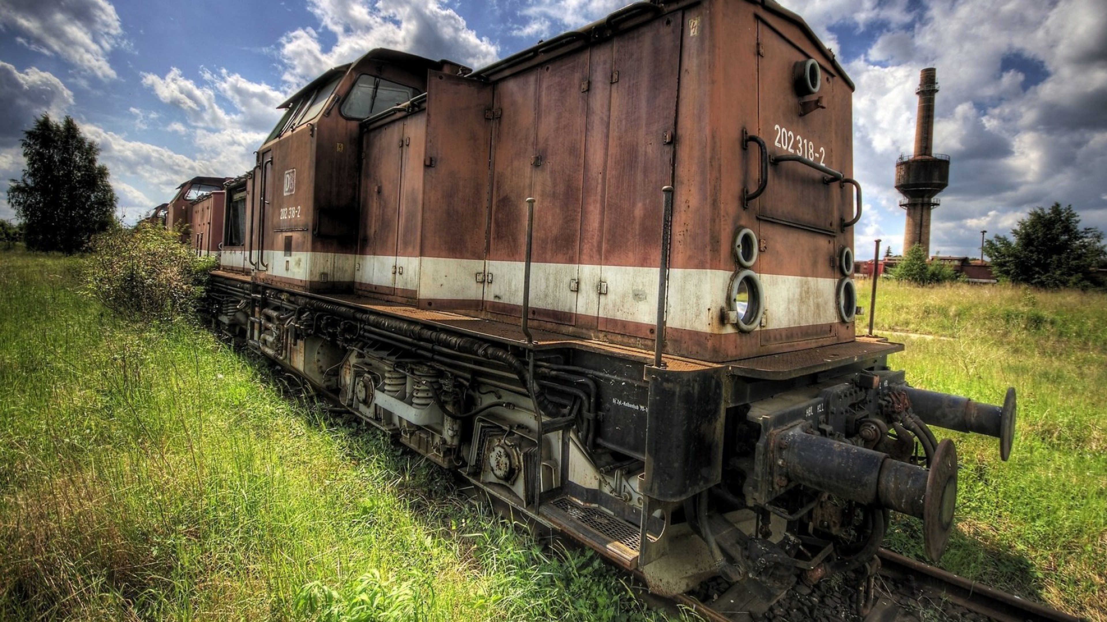 Old Abandoned Train HD Wallpaper 4K Ultra HD