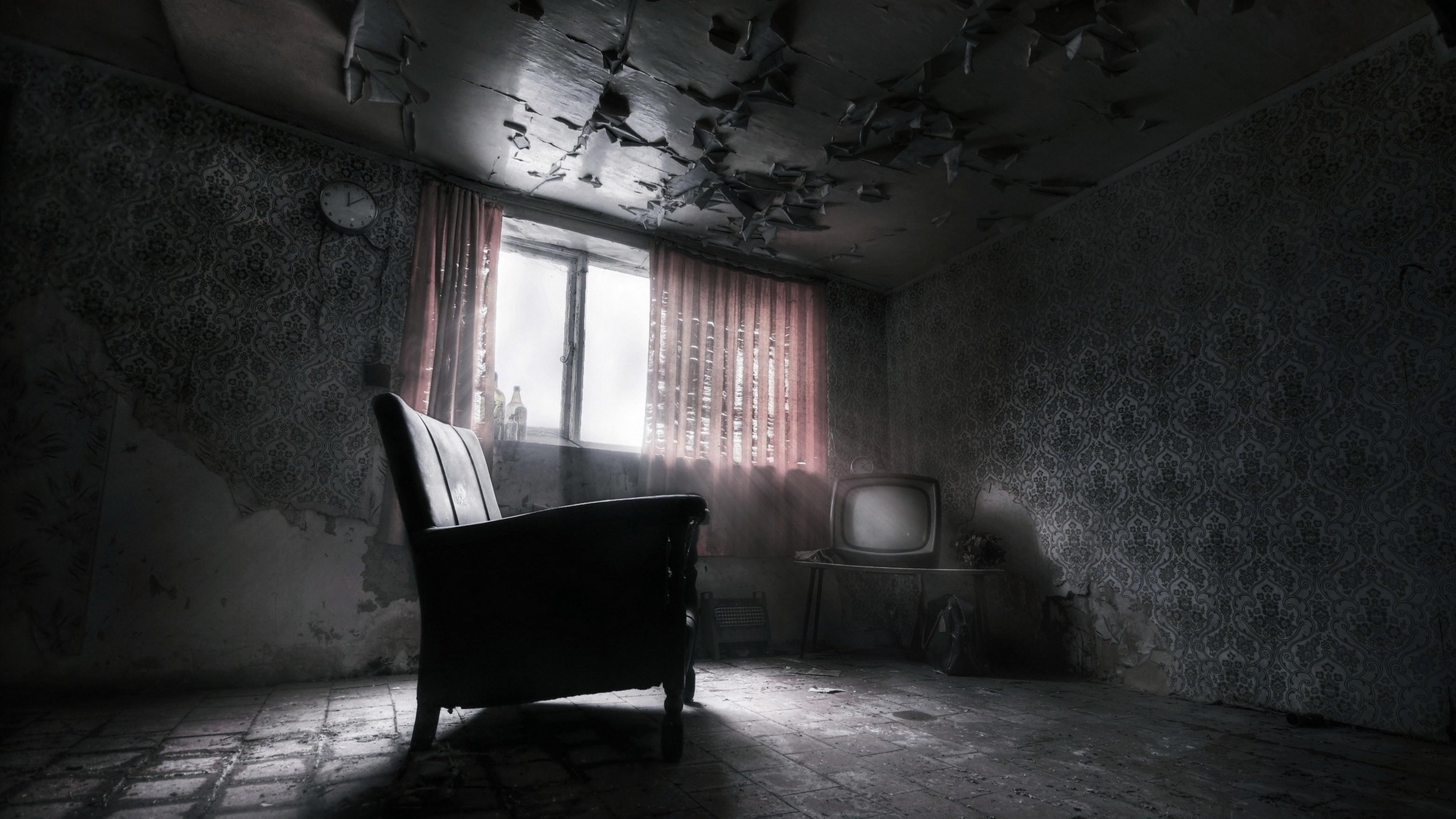 Free download Abandoned Dark Room 4K UltraHD Wallpaper [3840x2160] for your Desktop, Mobile & Tablet. Explore Escape Room Wallpaper. Wallpaper for Room, Wallpaper Room, Wallpaper for Room