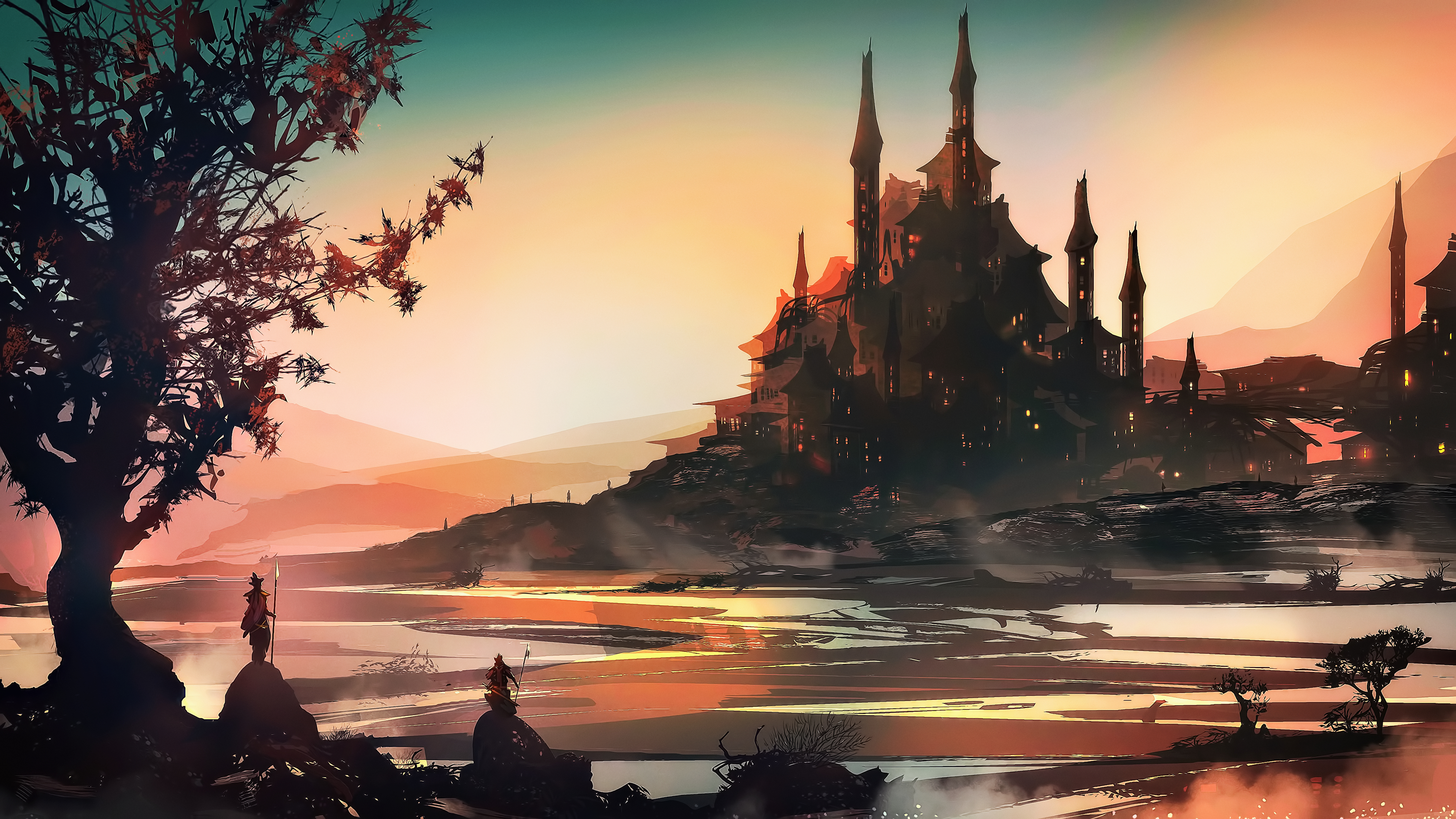 Free download Wallpaper 4k Fantasy Art Landscape Concept Art 4k 4k wallpaper [3840x2160] for your Desktop, Mobile & Tablet. Explore Artwork Wallpaper. Steampunk Artwork Wallpaper, Aztec Artwork Tab Wallpaper