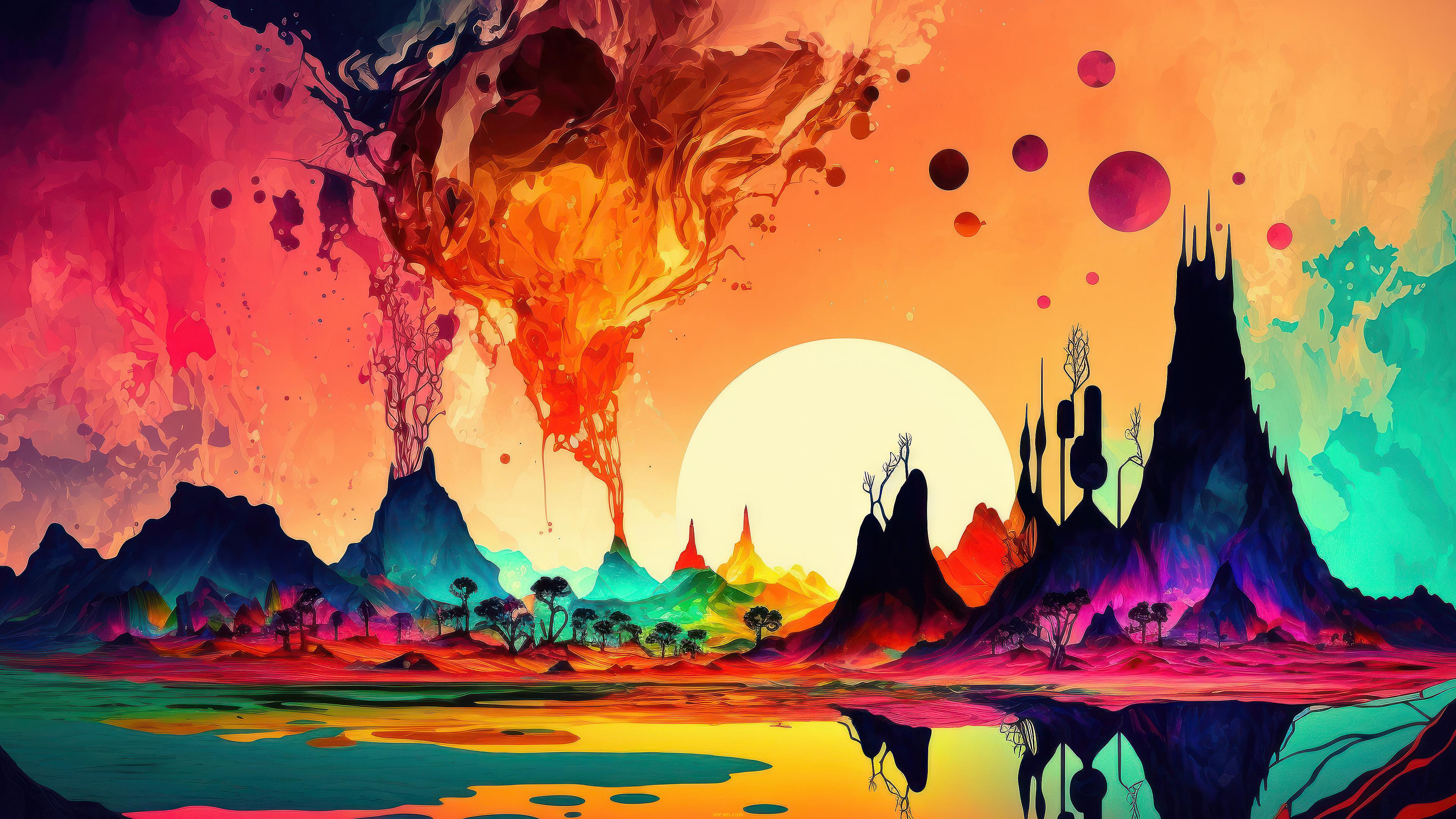 Melting Landscape 4K [3840x2160] by a.i