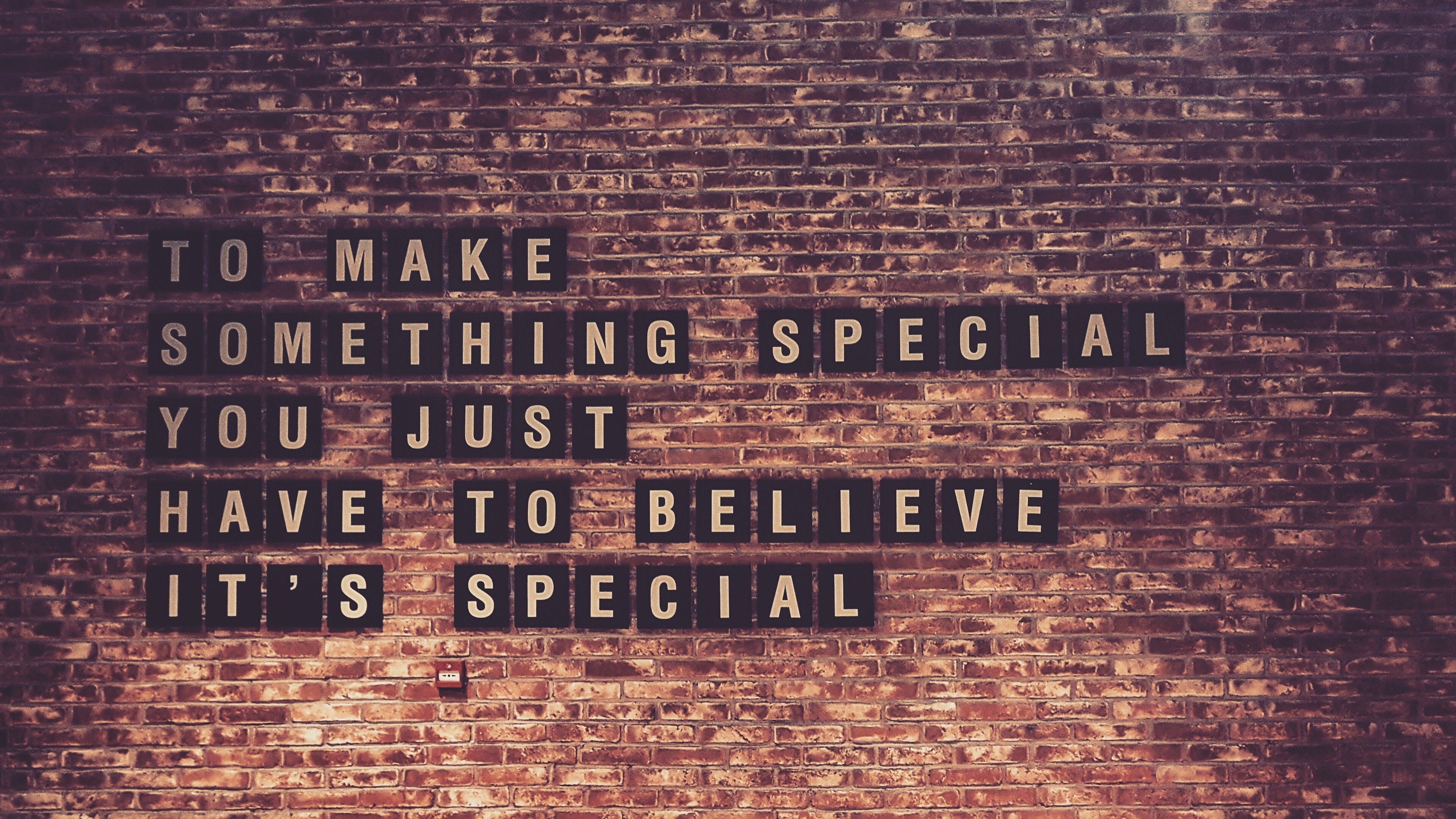 Special Thing Quote 4K Wallpaper