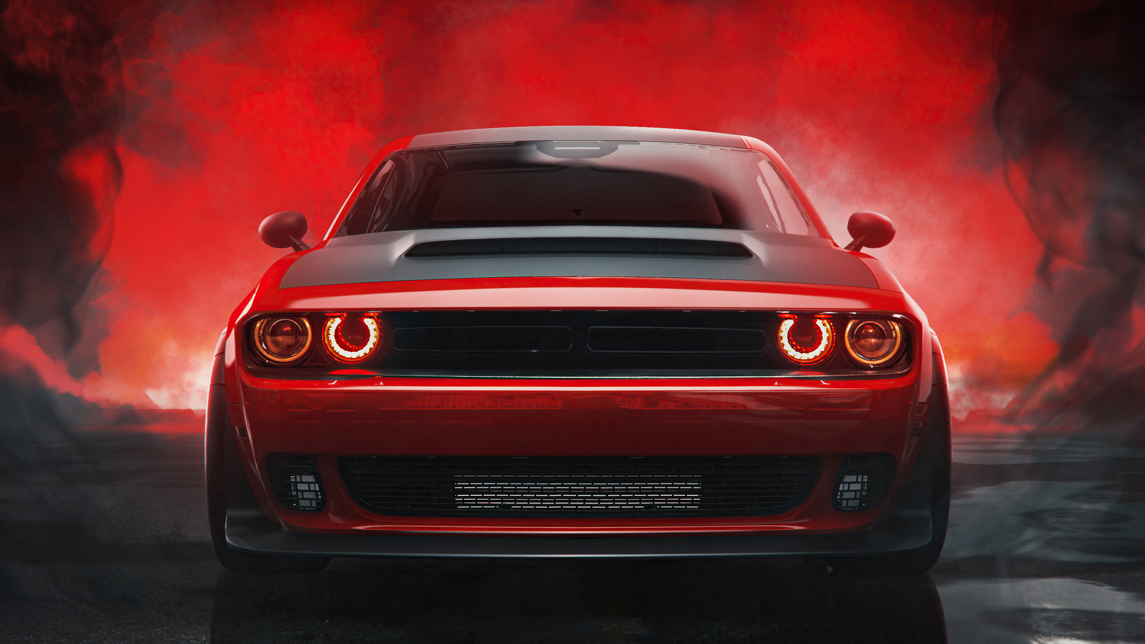 Dodge Challenger Muscle Car, HD Cars, 4k Wallpaper, Image, Background, Photo and Picture
