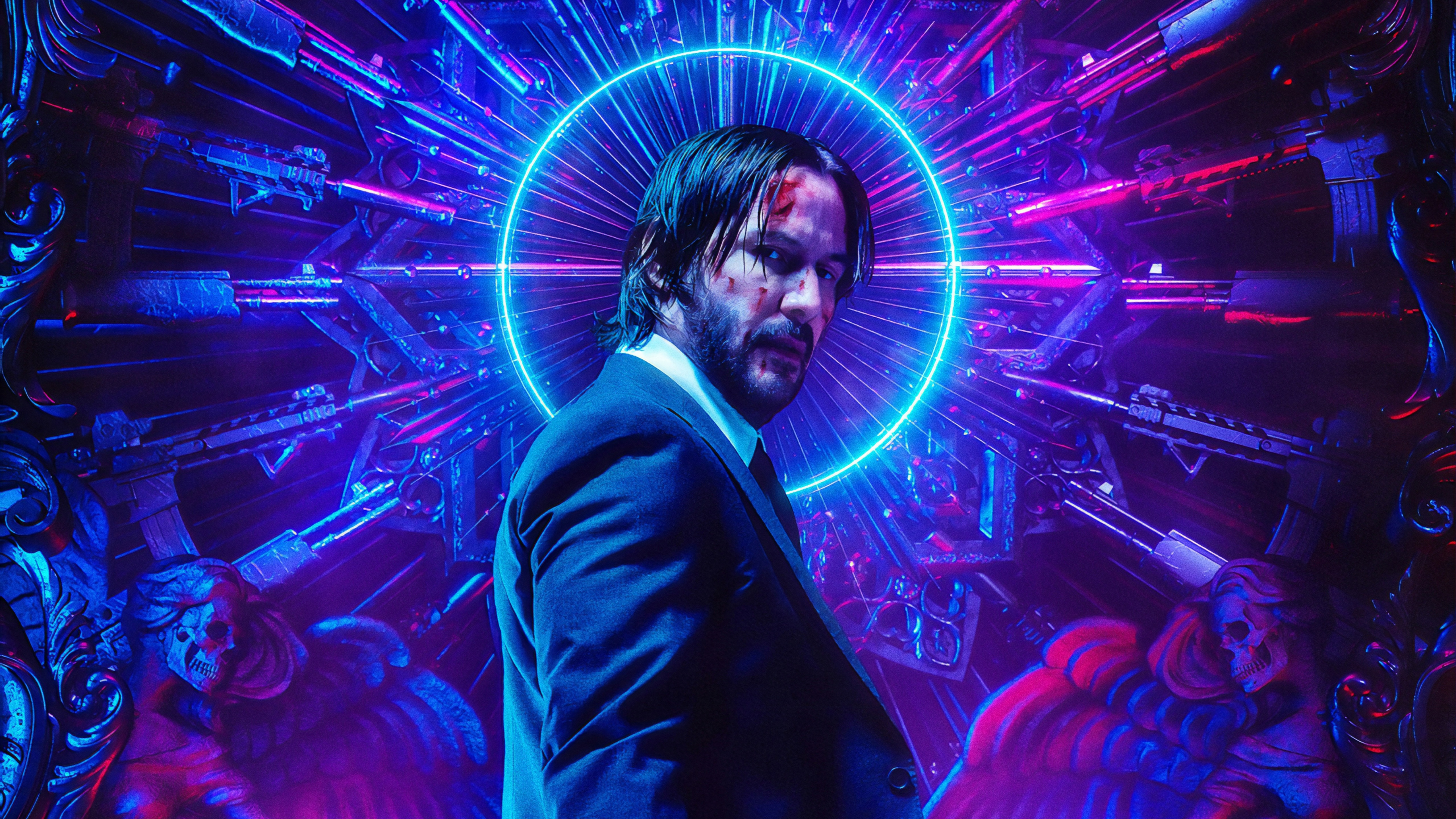 John Wick: Chapter 3 Wallpaper 4K, Keanu Reeves, 2019