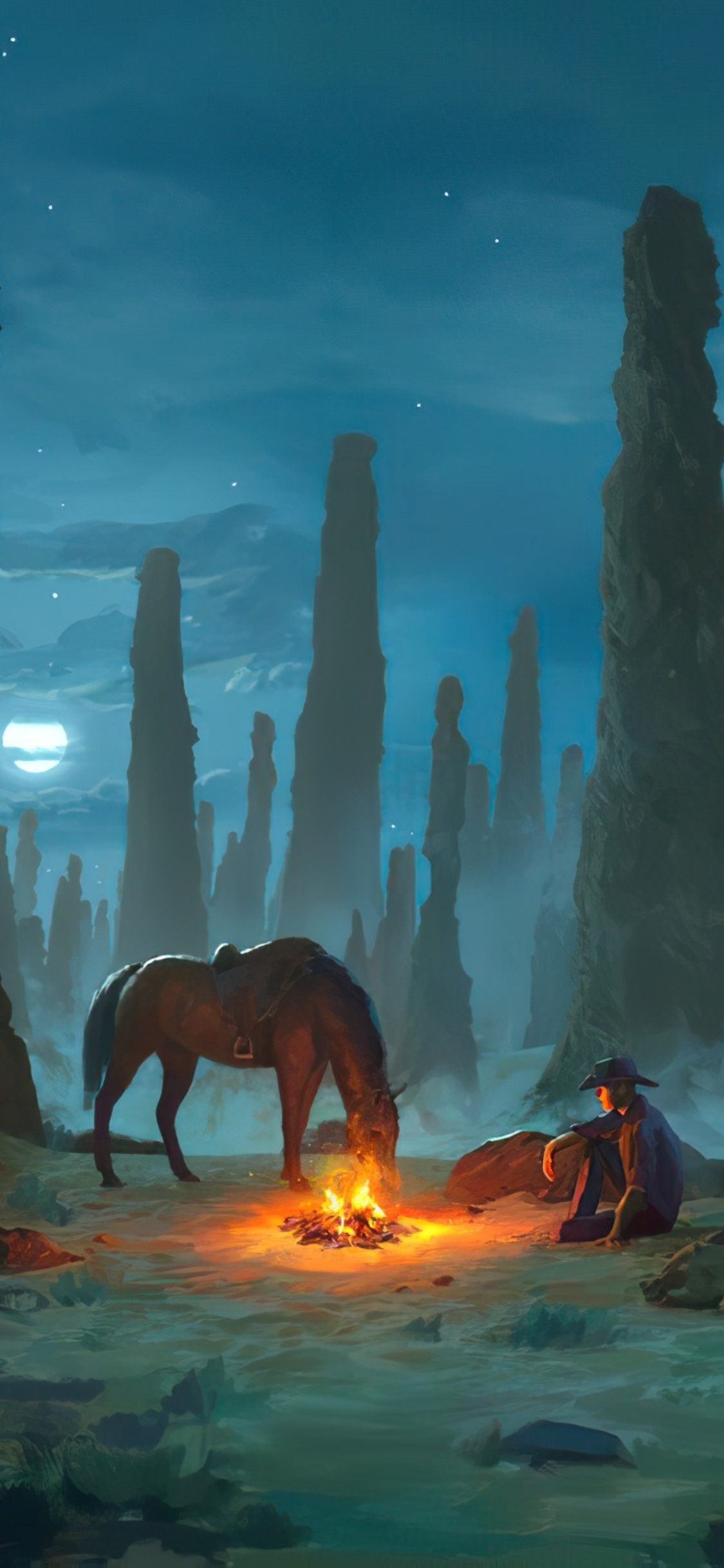 Campfire 4k iPhone XS, iPhone