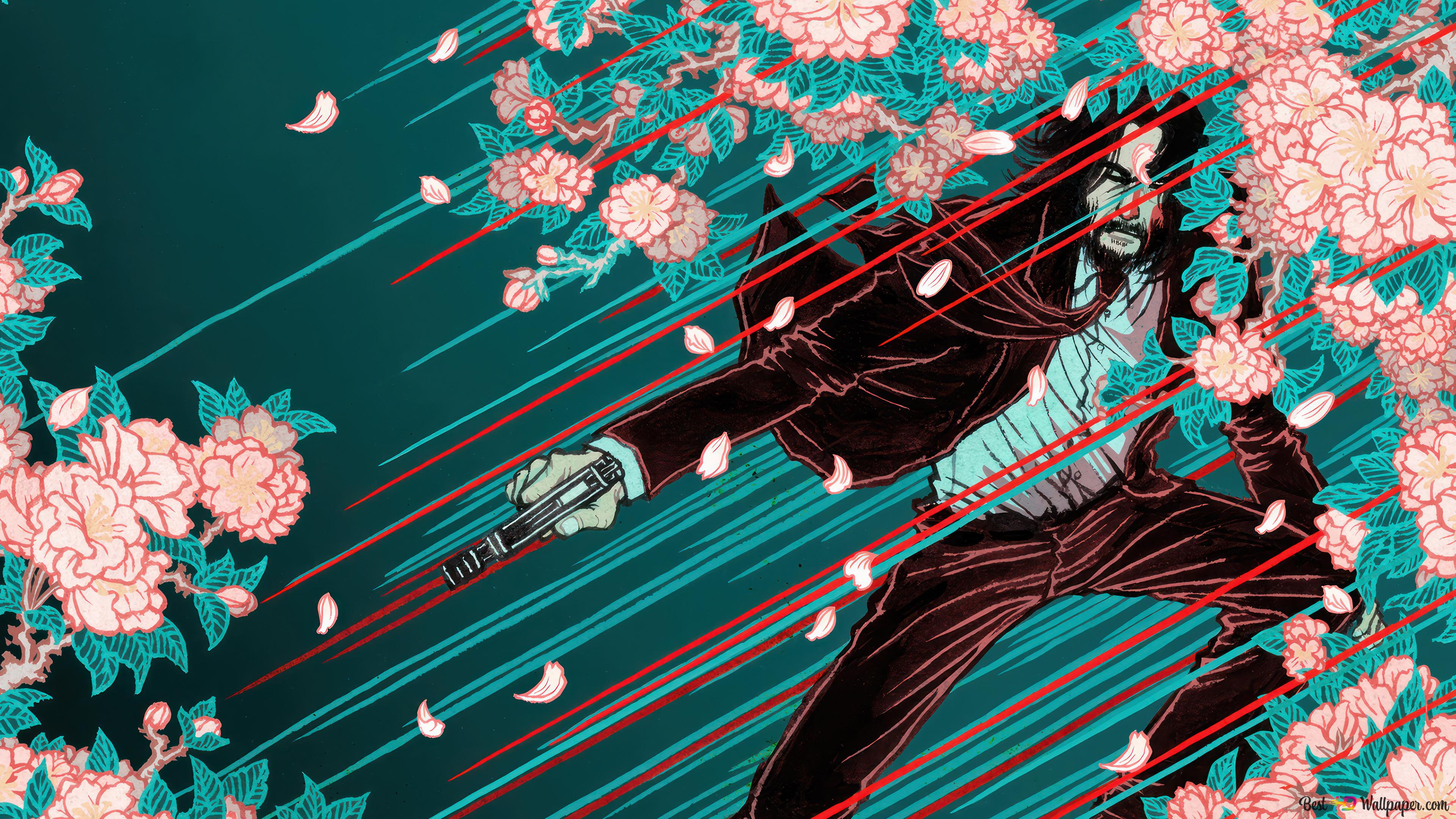 John Wick: Chapter 4 keanu reeves movie poster 4K wallpaper download