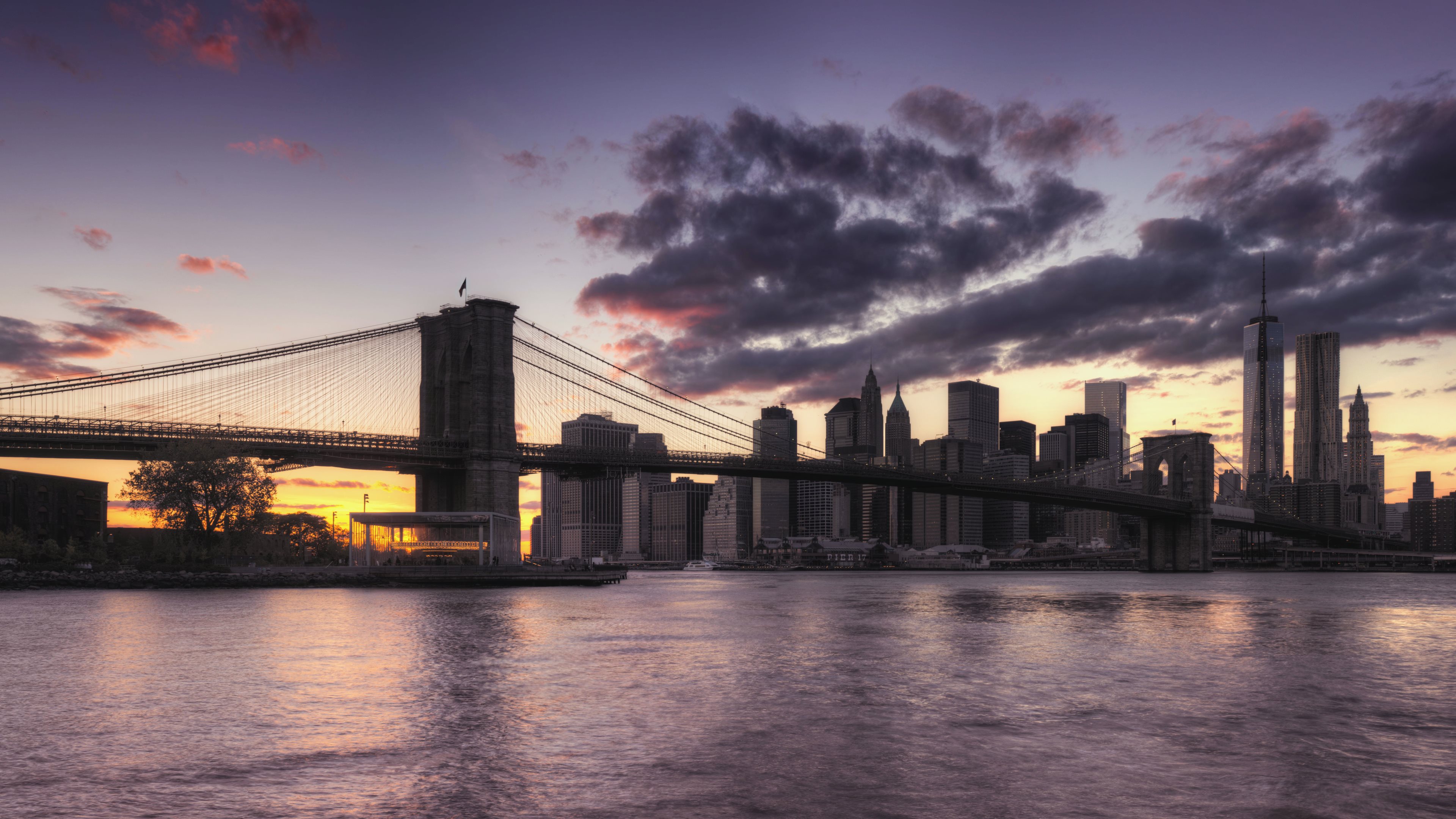 Free download Brooklyn Bridge 4K Views Wallpaper HD Wallpaper [3840x2160] for your Desktop, Mobile & Tablet. Explore Brooklyn Bridge HD Wallpaper. Brooklyn Bridge Wallpaper, HD Bridge Wallpaper, Bridge Wallpaper