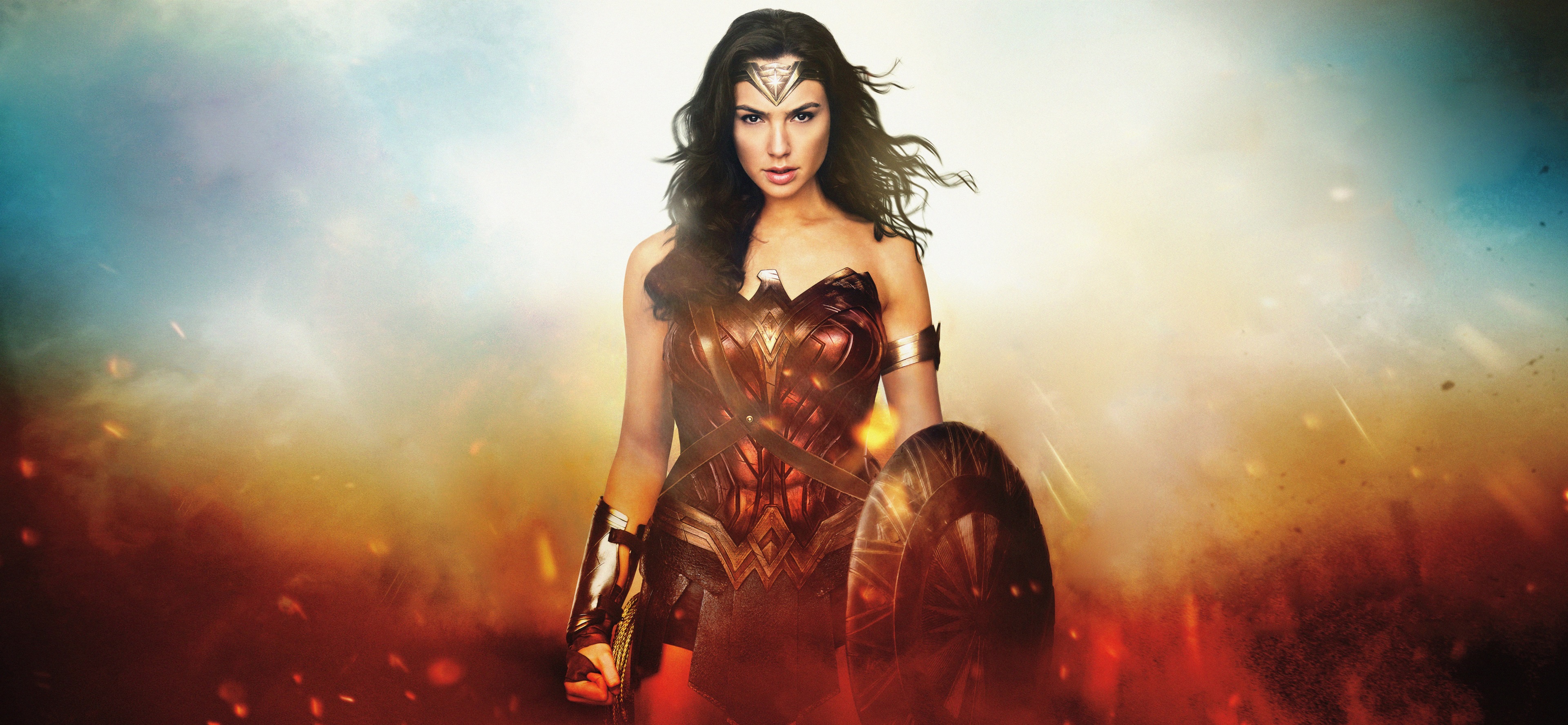 3840x1776 wonder woman 4k widescreen HD wallpaper