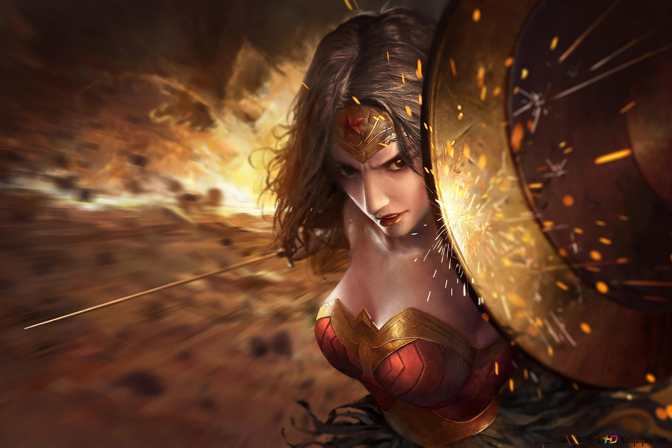 Wonder Woman DC 4K wallpaper download