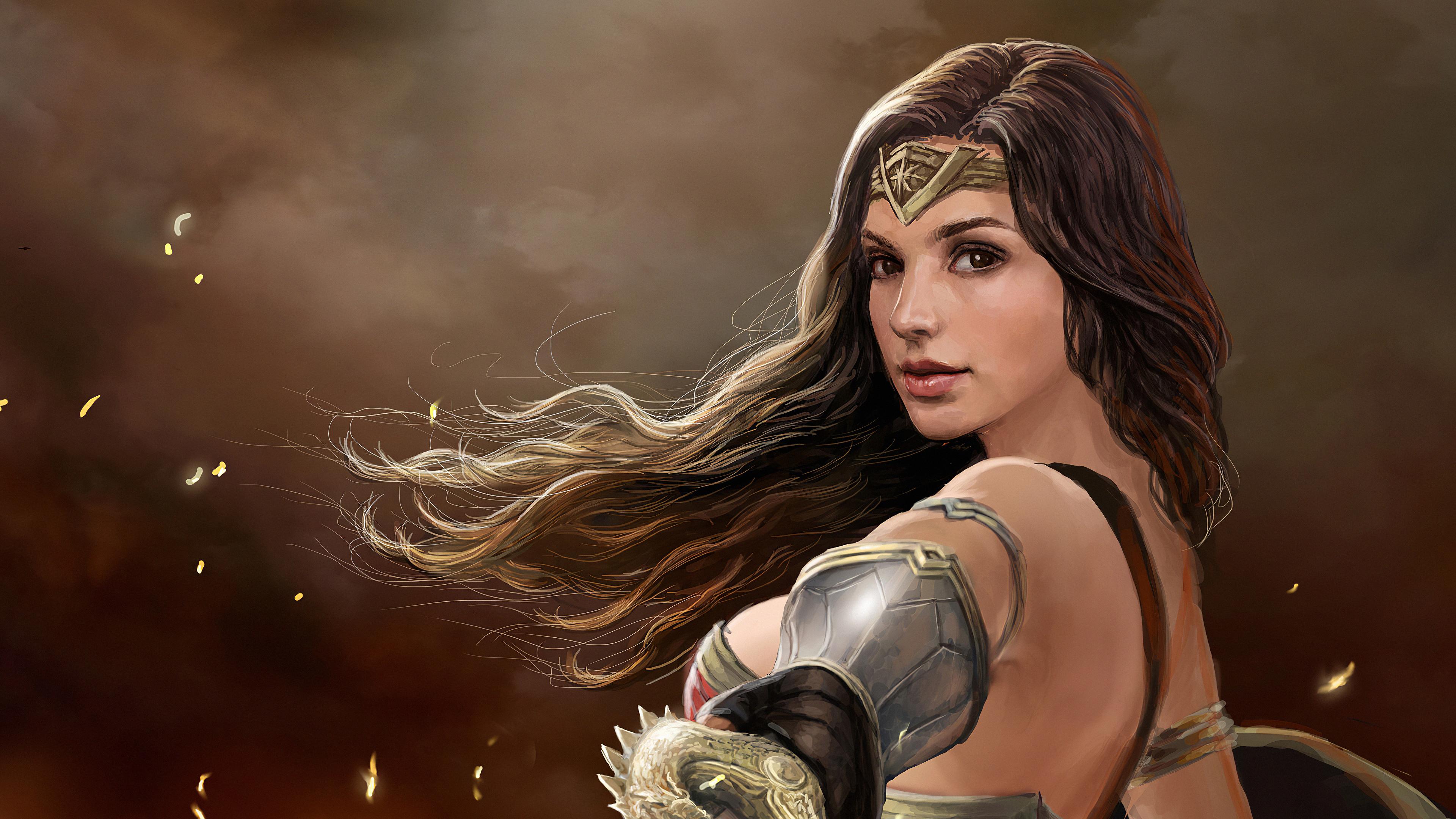Wonder Woman Art Wallpaper