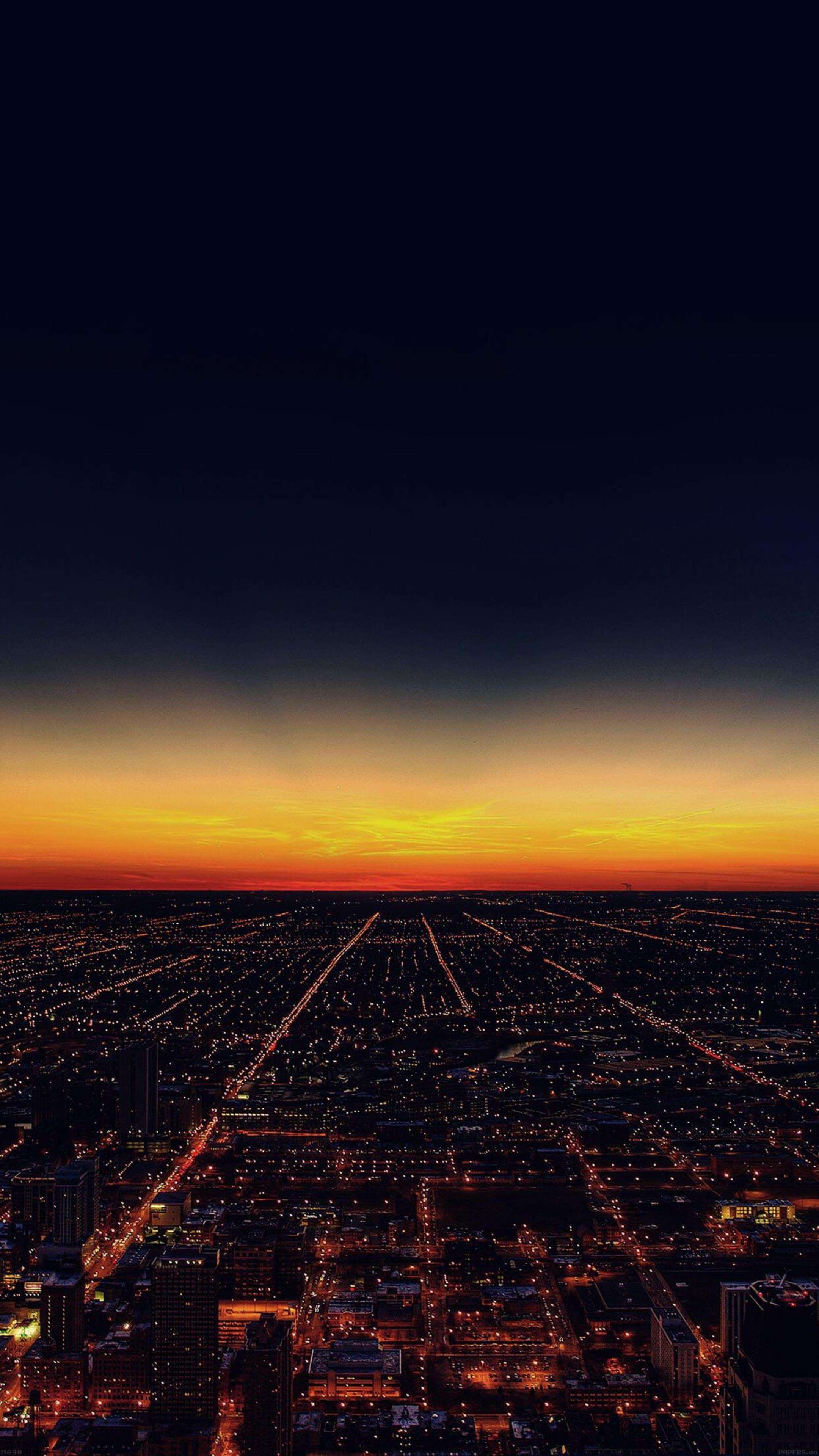 View Of Sunset 4K Phone Wallpaper