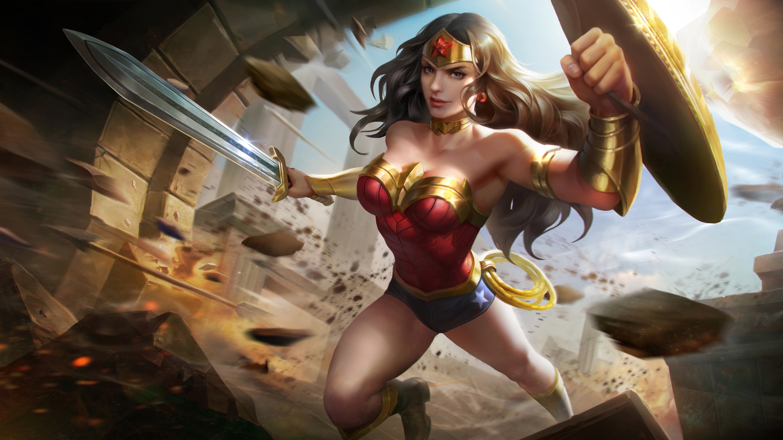 Wallpaper 4k Wonder Woman 4k Artworks Wallpaper