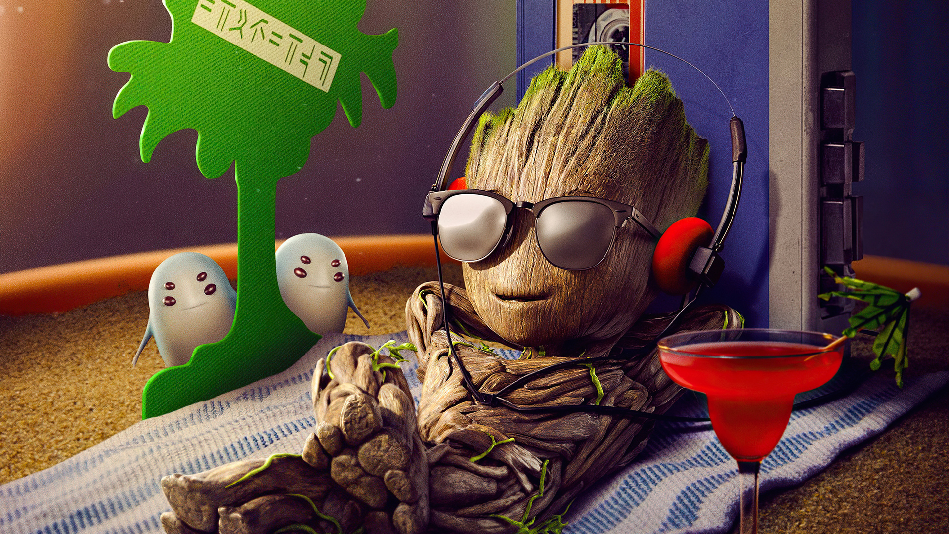 Baby Groot TV Show I Am Groot HD Wallpaper