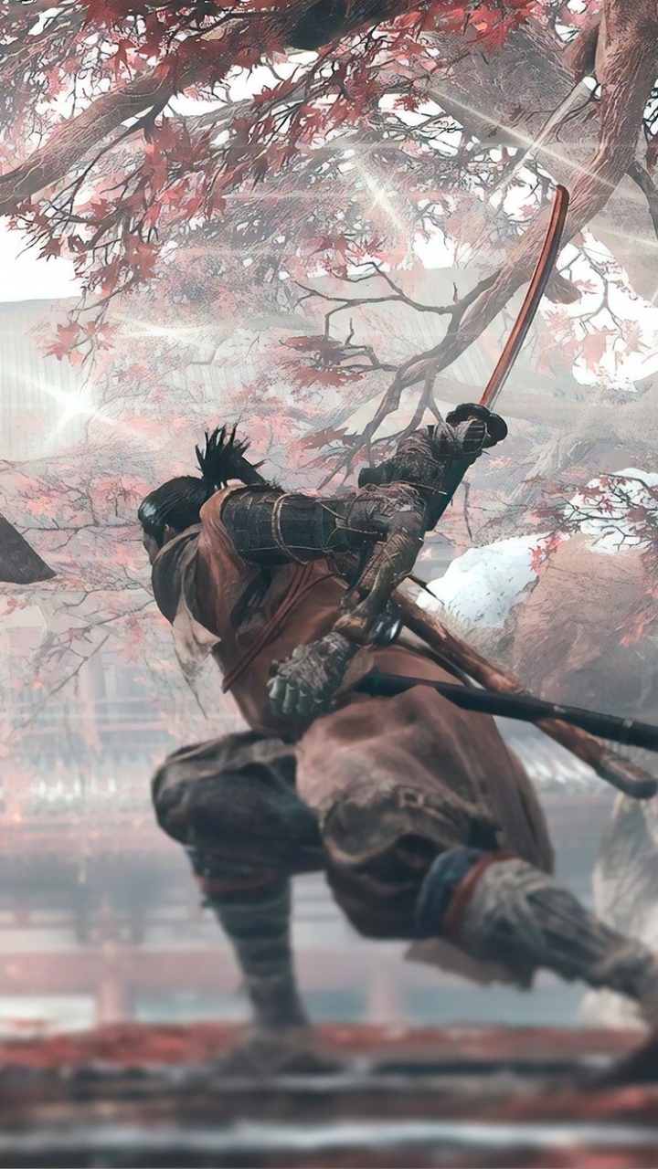 Wallpaper / Video Game Sekiro: Shadows Die Twice Phone Wallpaper, Sekiro (Sekiro: Shadows Die Twice), Sword, Battle, Samurai, 720x1280 free download