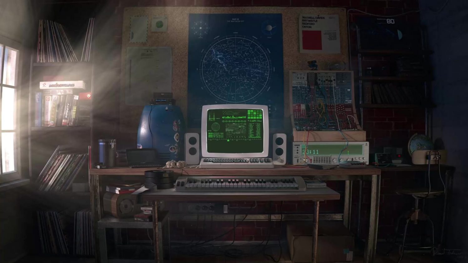 Workplace Technology Computer Live Wallpaper