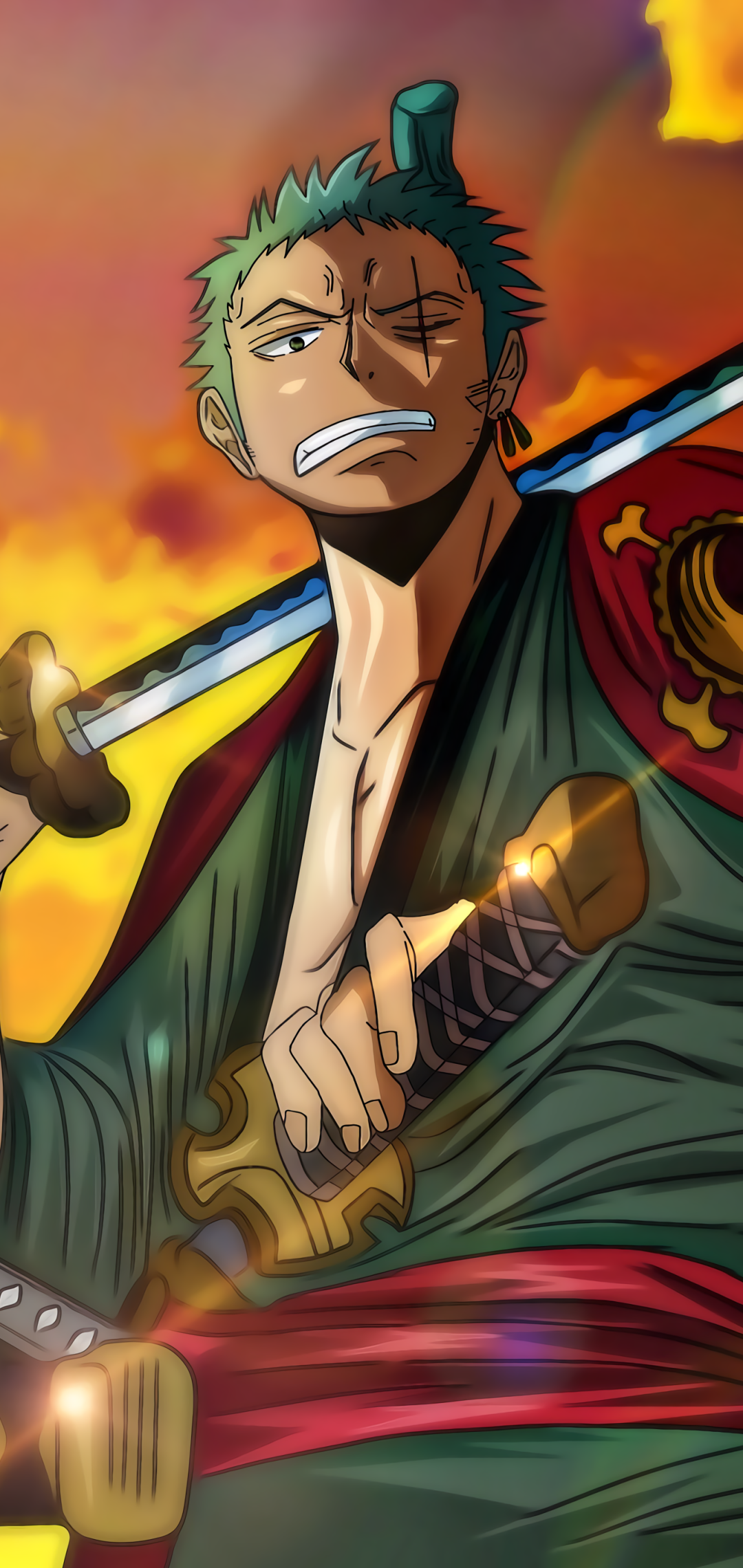 Wallpaper / Anime One Piece Phone Wallpaper, Roronoa Zoro, 1080x2280 free download