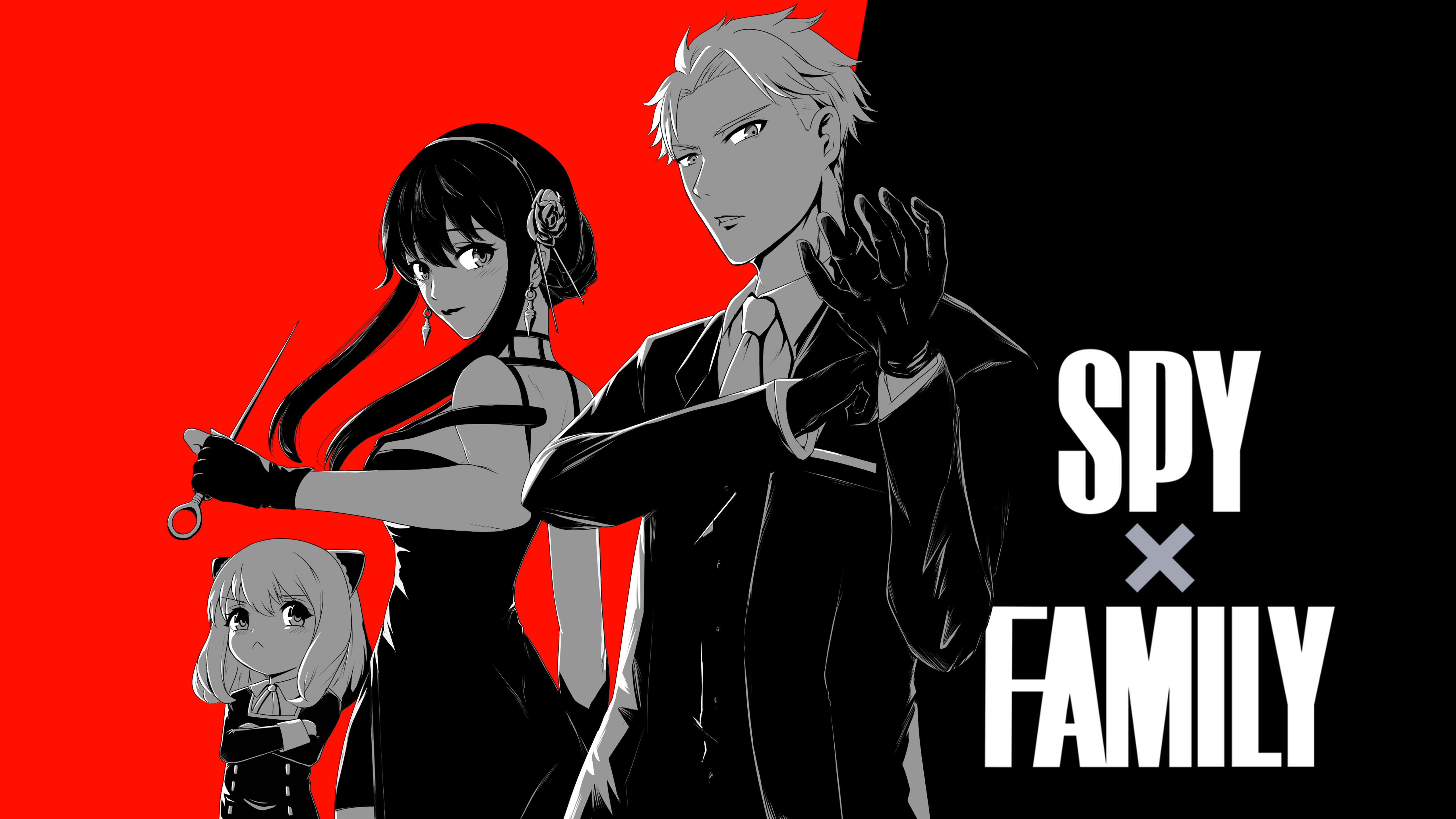 Spy x Family Wallpaper 4K, Loid Forger, Anya Forger