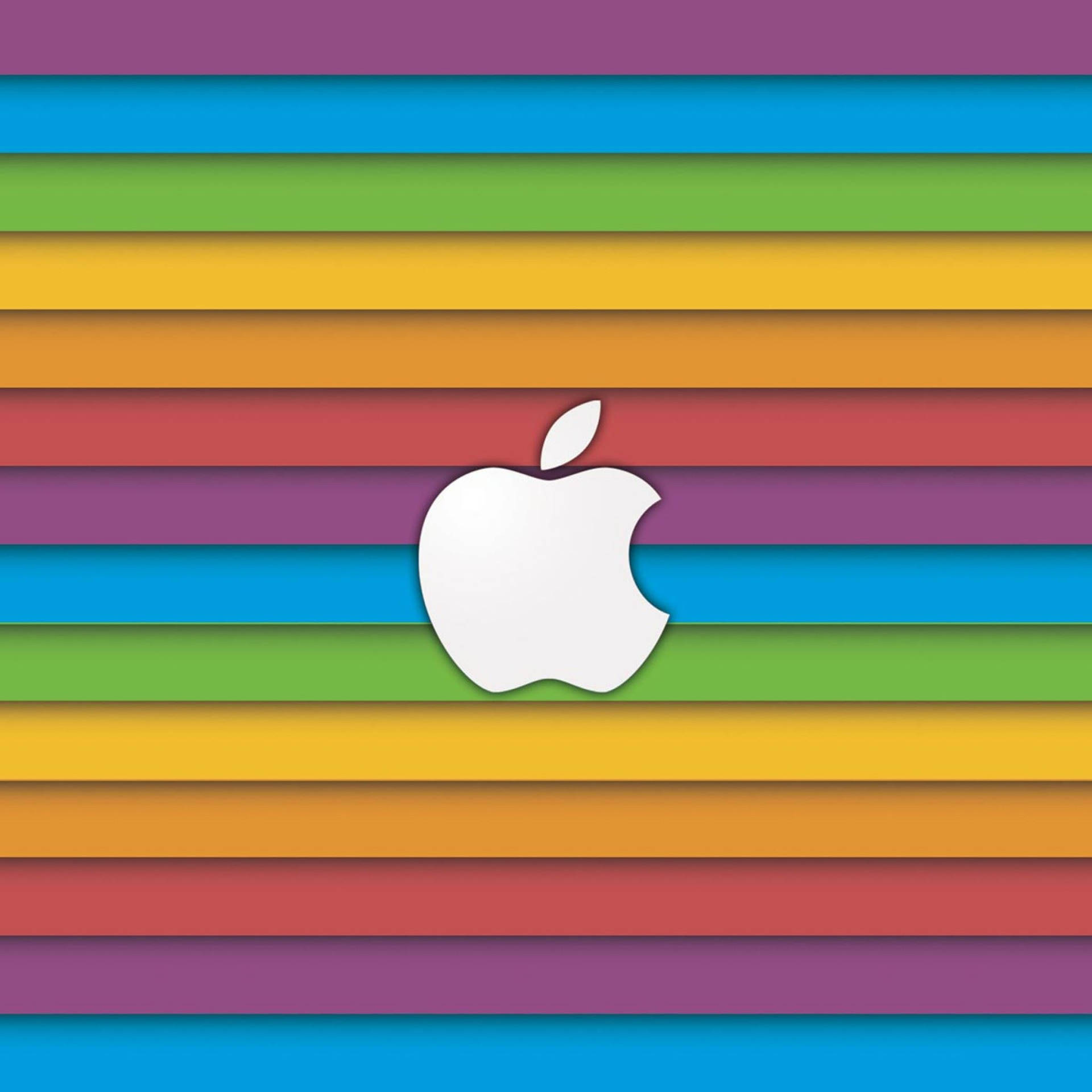 Download Rainbow Aesthetic Apple Wallpaper
