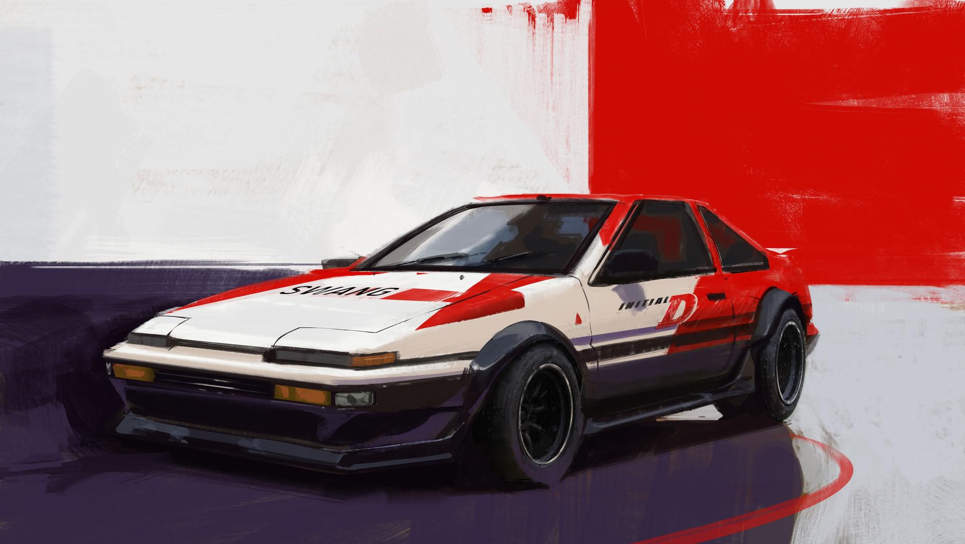 Toyota AE86 Trueno Inıtial D [1920x1080]