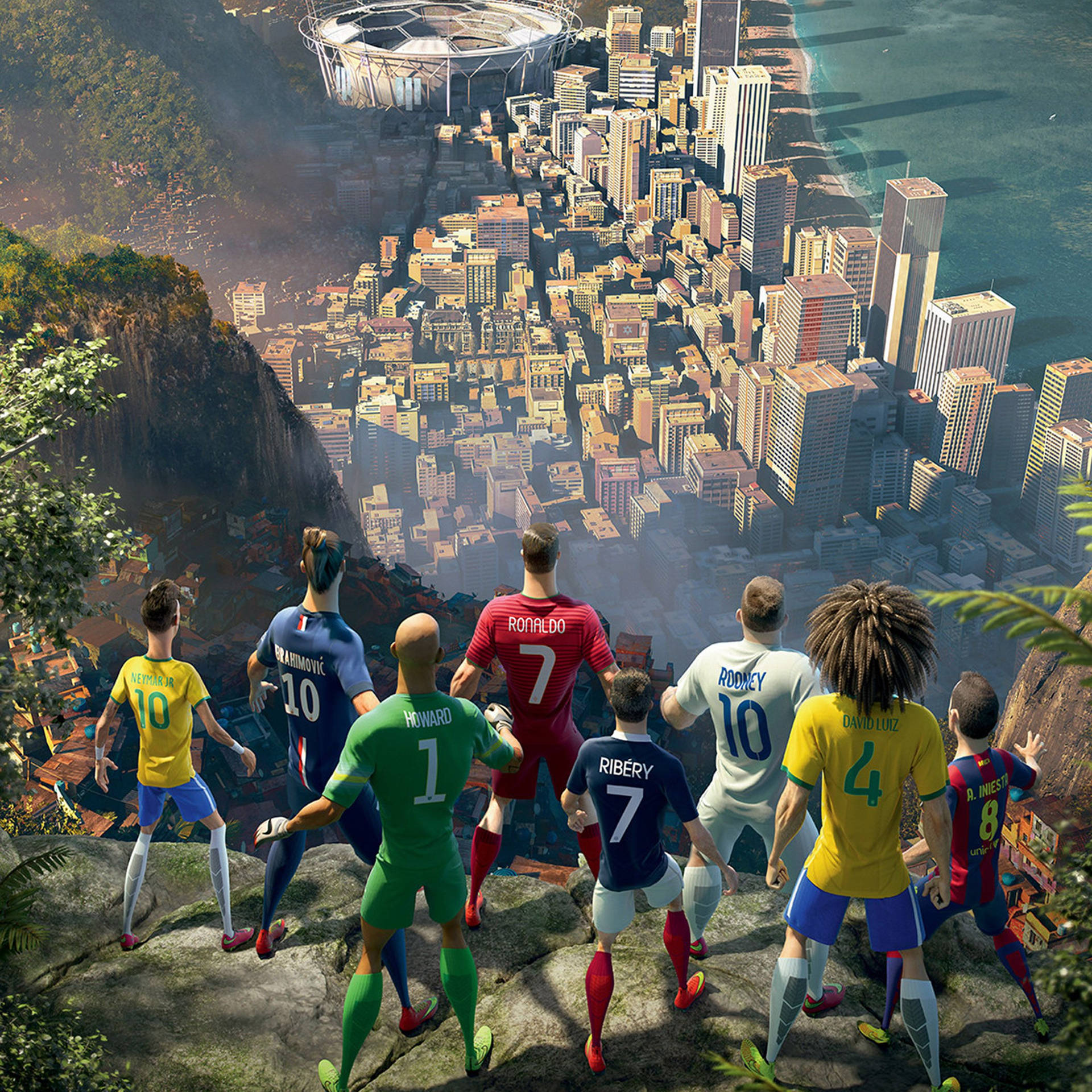 Download Animate Image Of Fifa World Cup Wallpaper