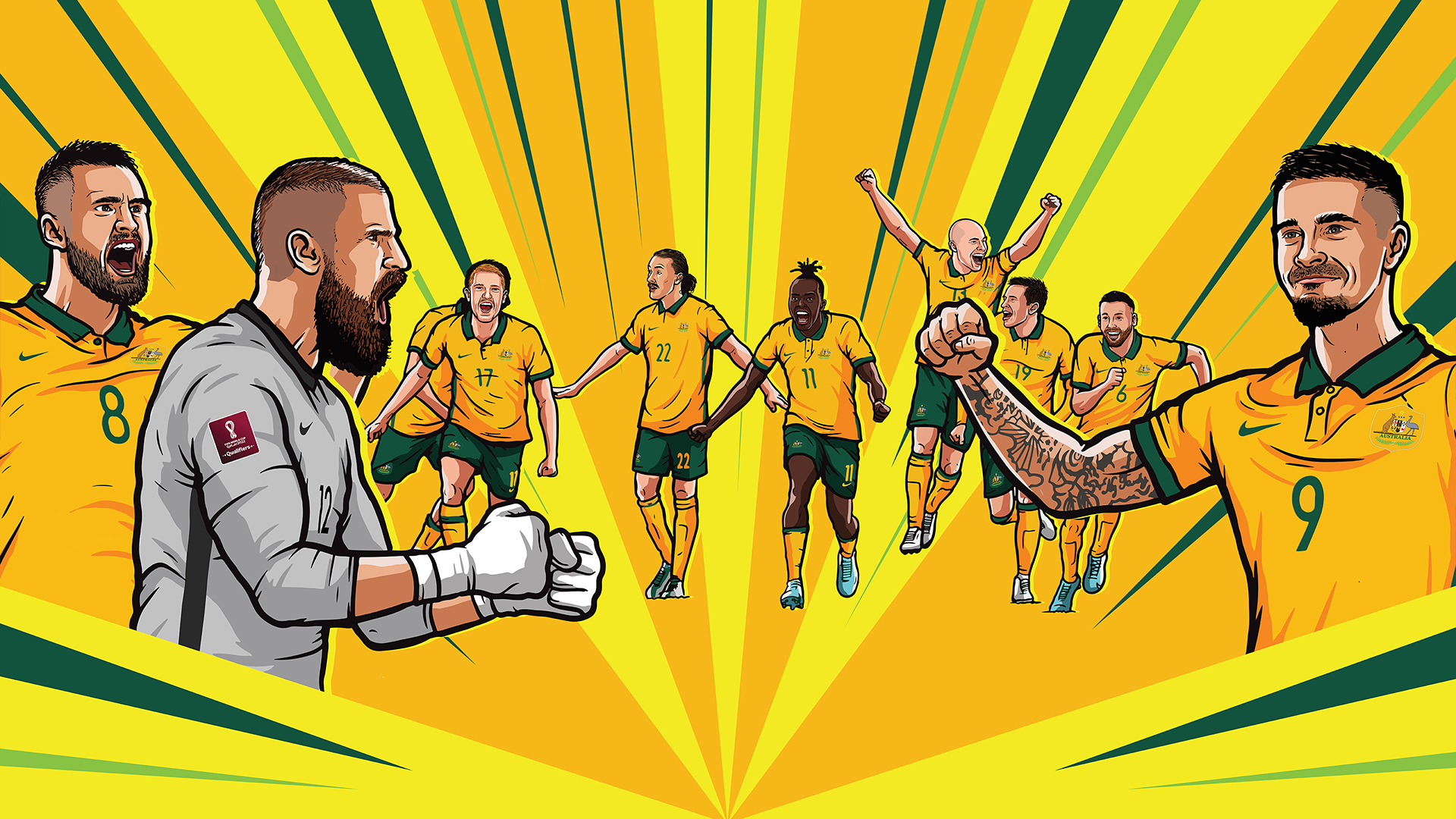 Download your Socceroos' FIFA World Cup Wallpaper here!