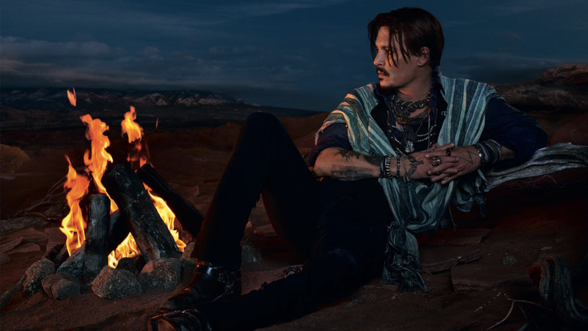 Johnny Depp the face of Dior Sauvage