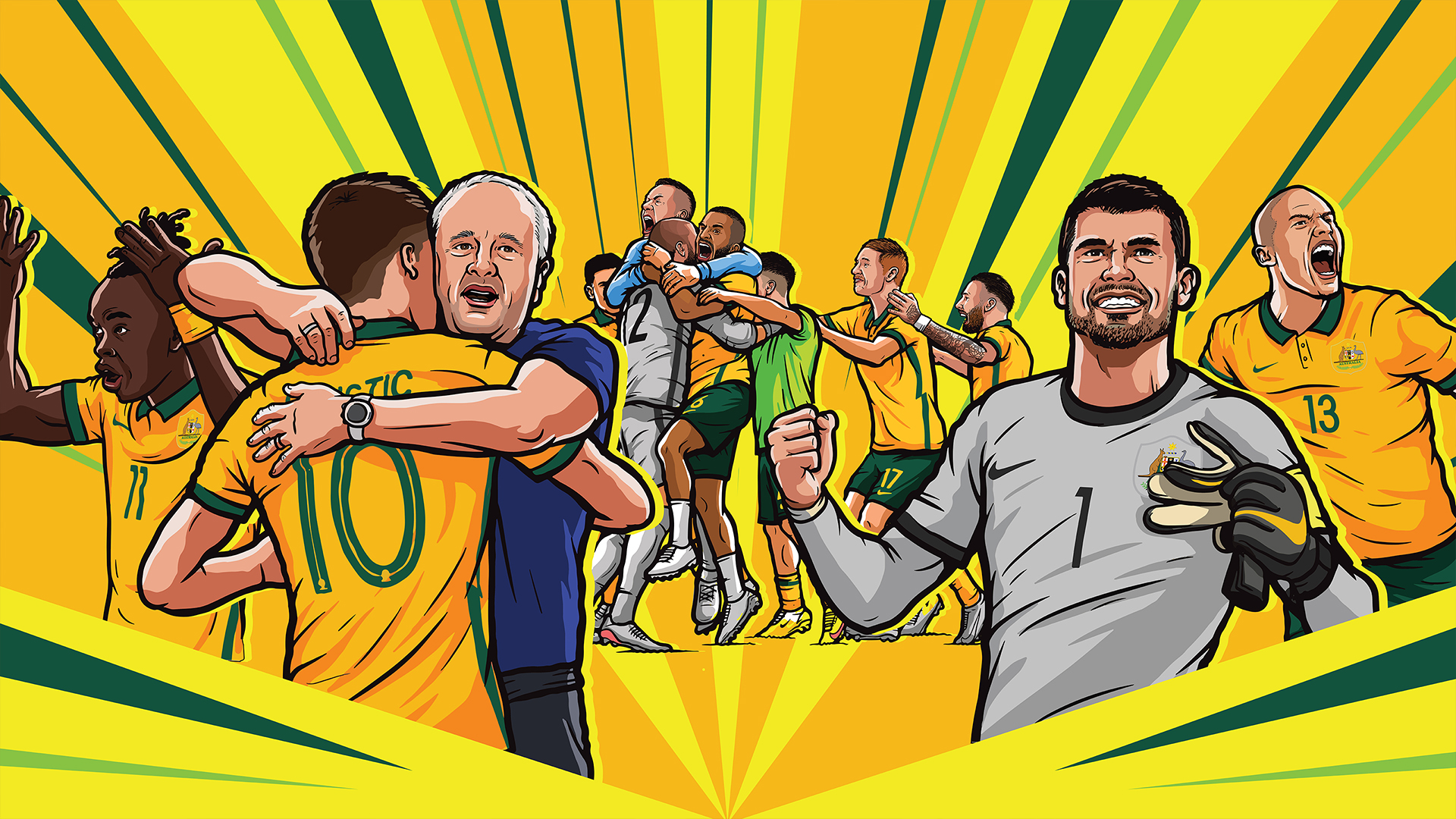 Download your Socceroos' FIFA World Cup Wallpaper here!