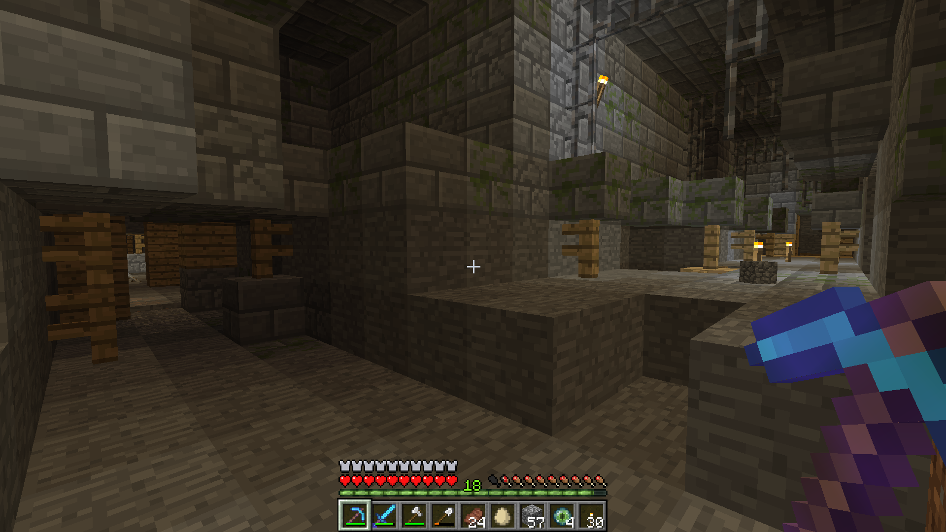 Has anyone had this happen? A abandoned mineshaft spawned on top of a stronghold