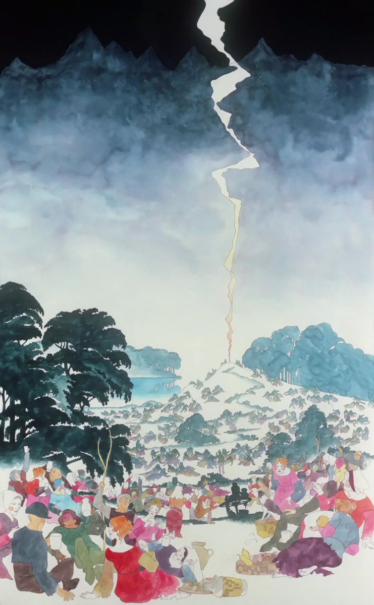 Anime Background Art of Sadness Dir. Eiichi Yamamoto Art Dir. Kuni Fukai