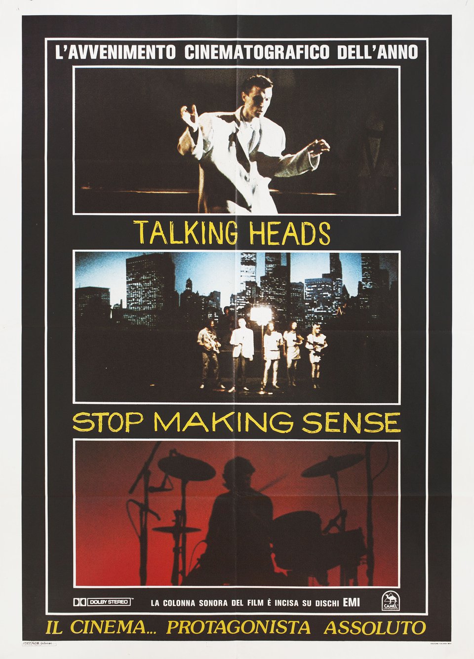 Stop Making Sense 1984 Italian Due Fogli Poster Movie Poster Gallery