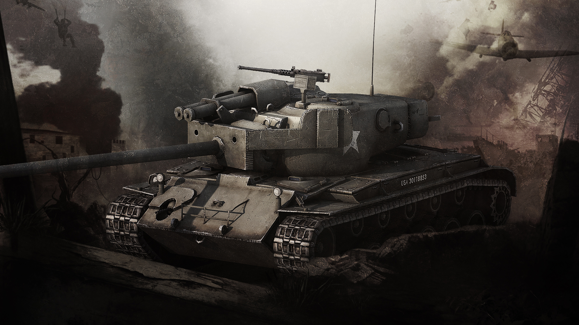 Iron Fist DLC store page tank art wallpaper. What tank is it ? - Men of War: Assault Squad 2 Discussões gerais