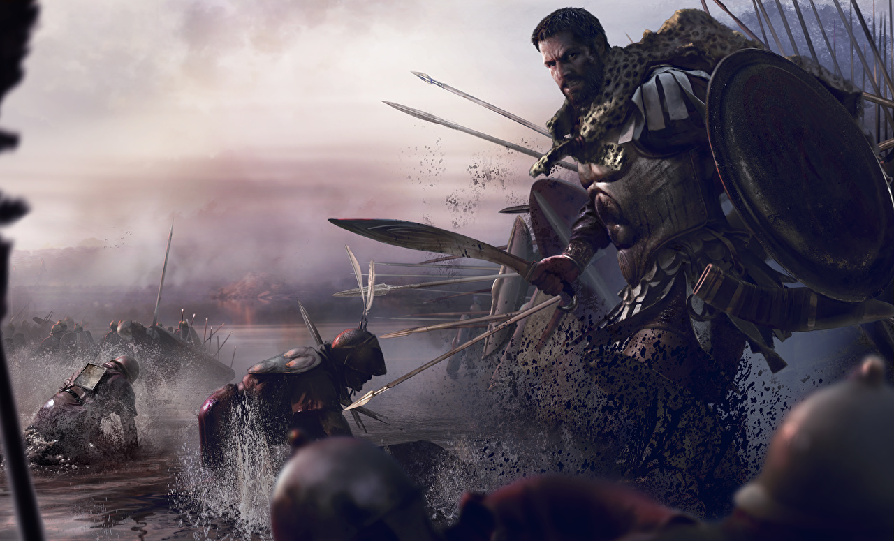 Desktop Wallpaper Rome: Total War Swords Shield Men Warriors 2