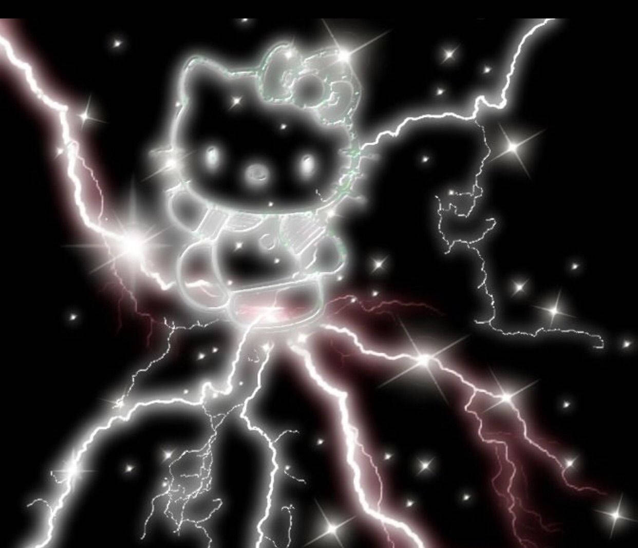 Download Hello Kitty Thunder Grunge PFP Wallpaper